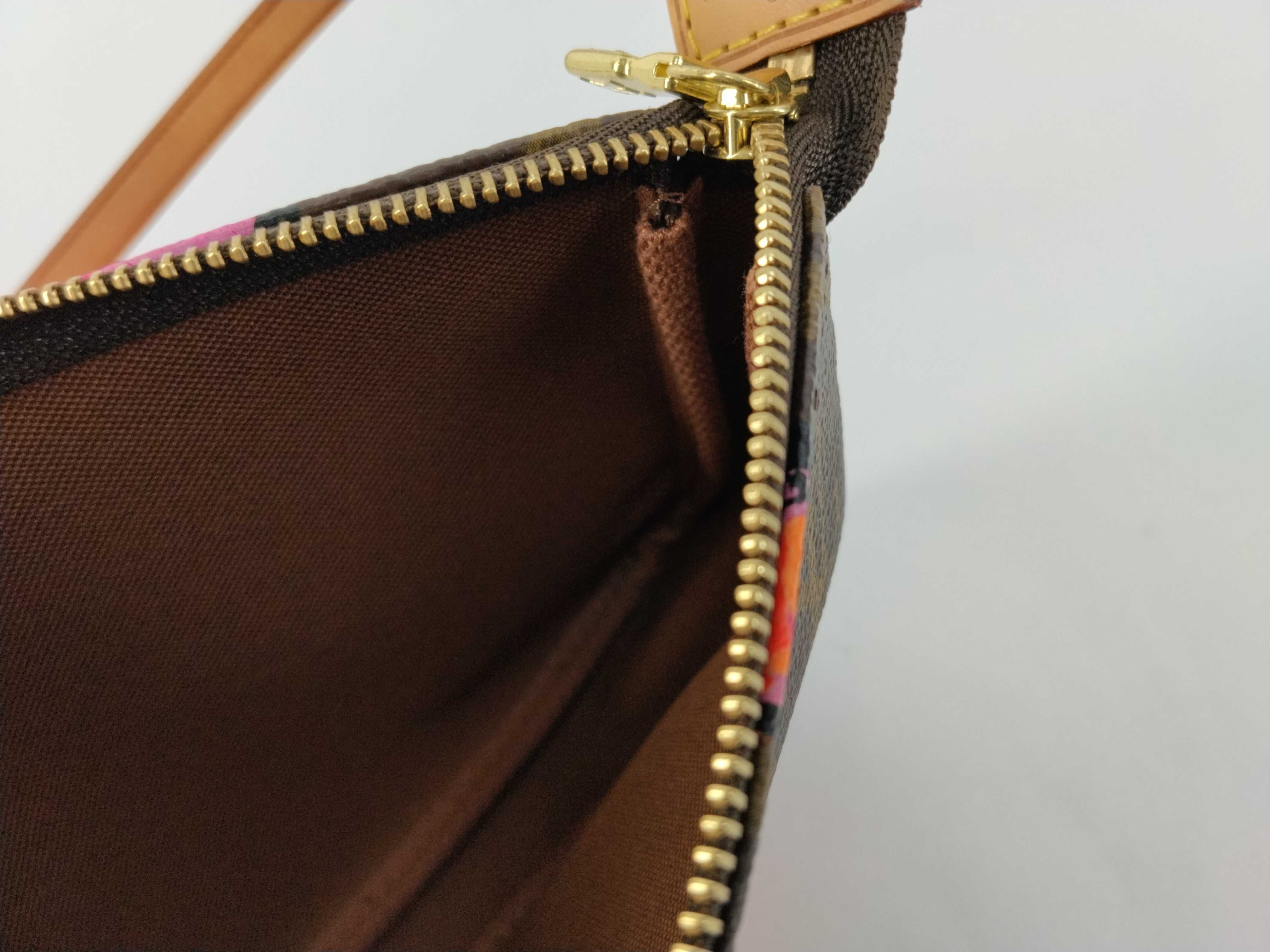 Monogram Rose Pochette Accessoires M48615 Pouch — view 12