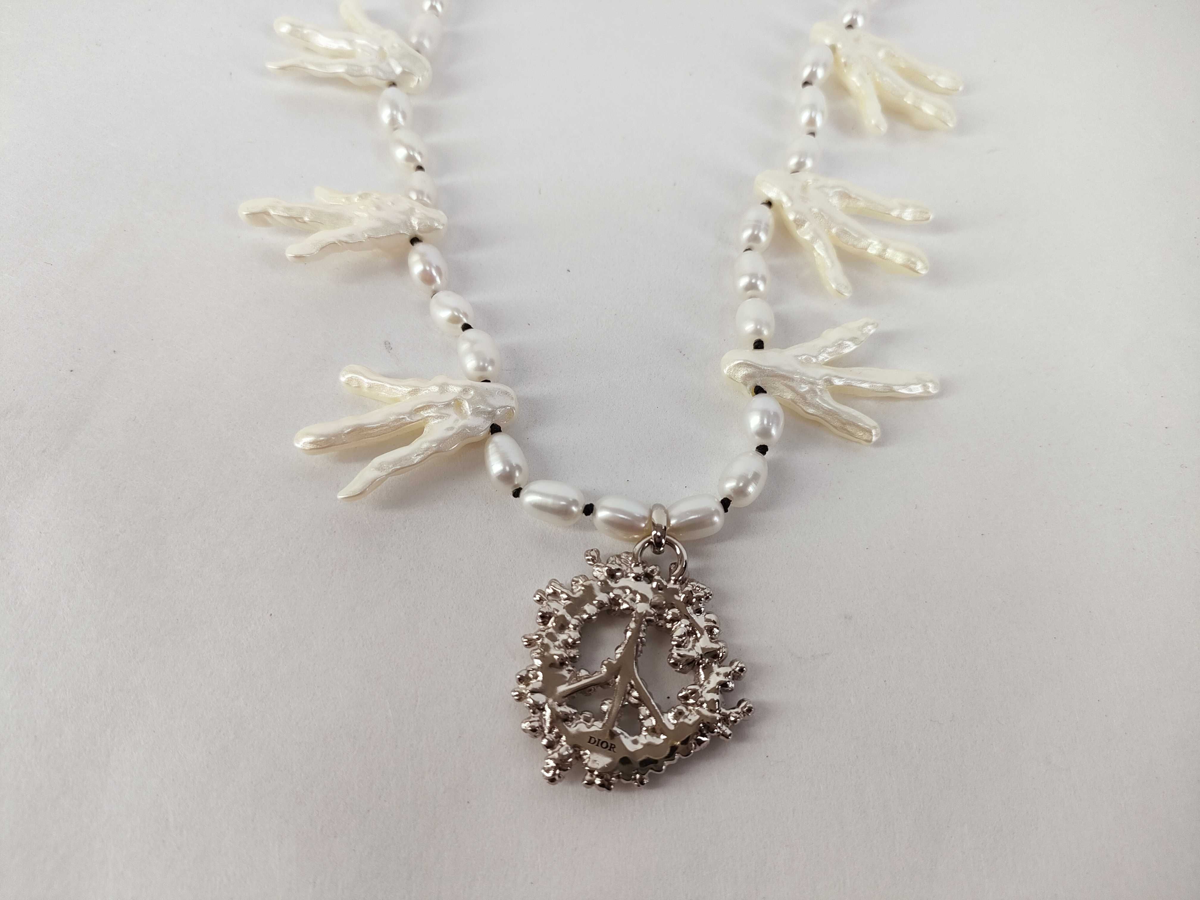 Denima Tears Pearl Necklace — view 2