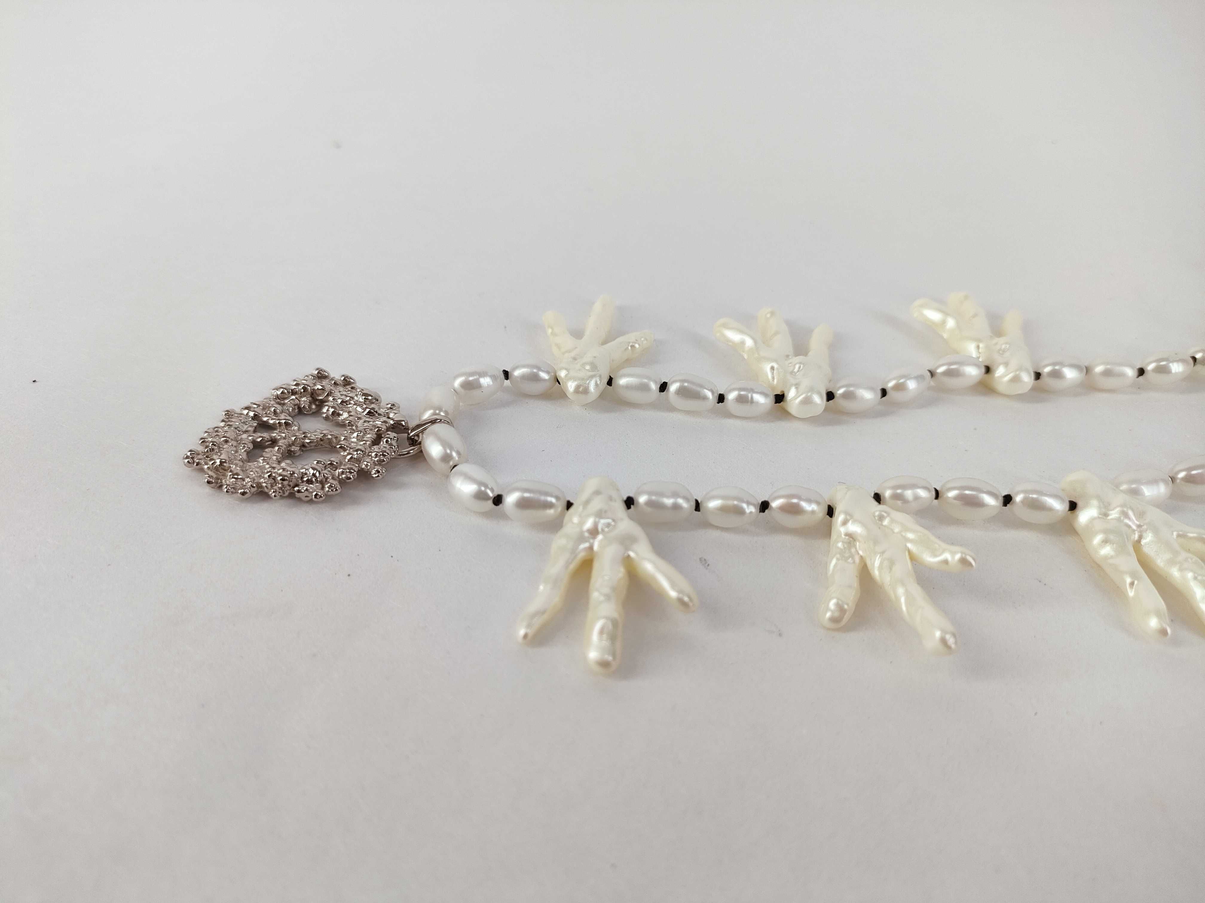 Denima Tears Pearl Necklace — view 6