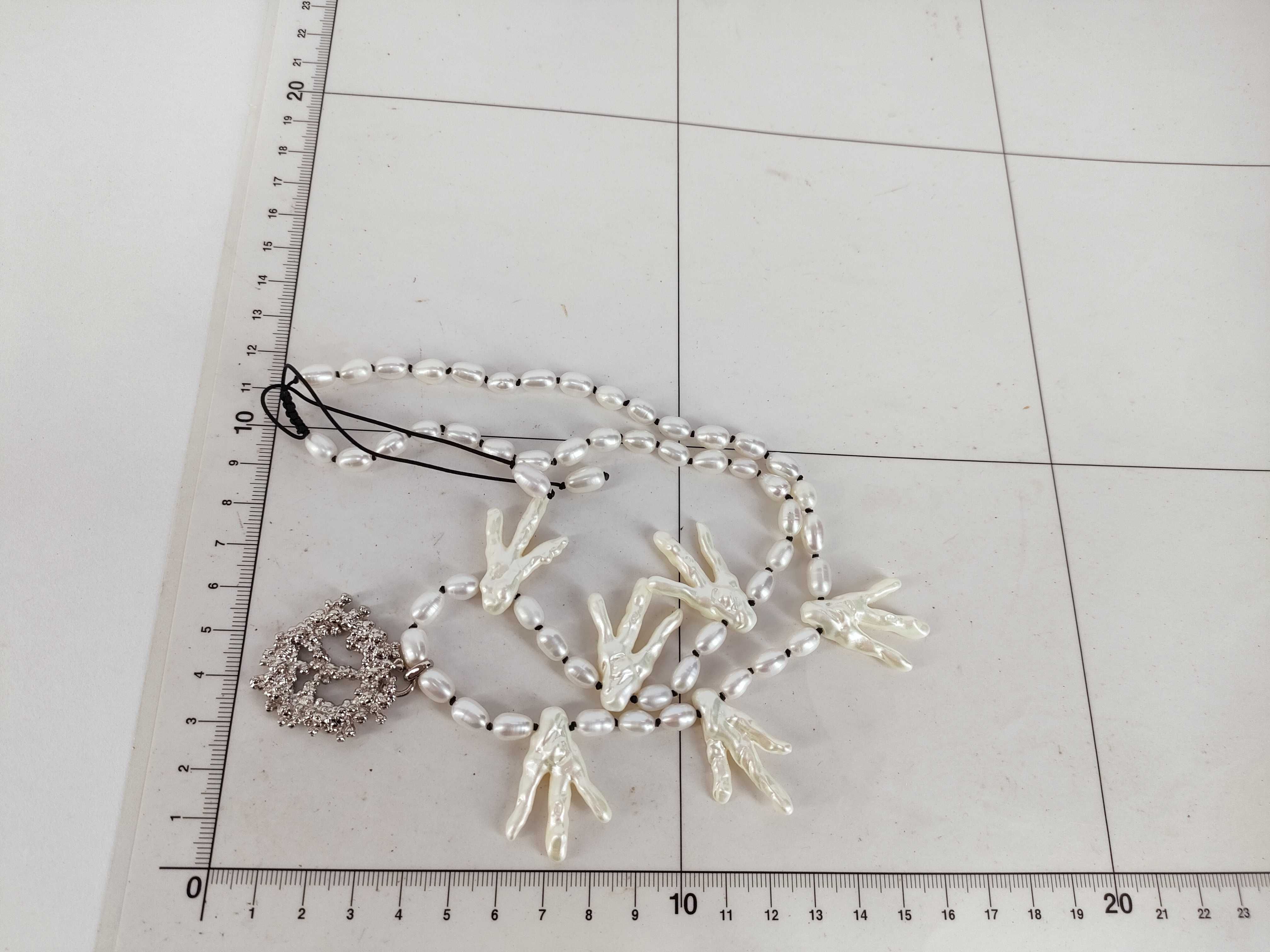 Denima Tears Pearl Necklace — view 10