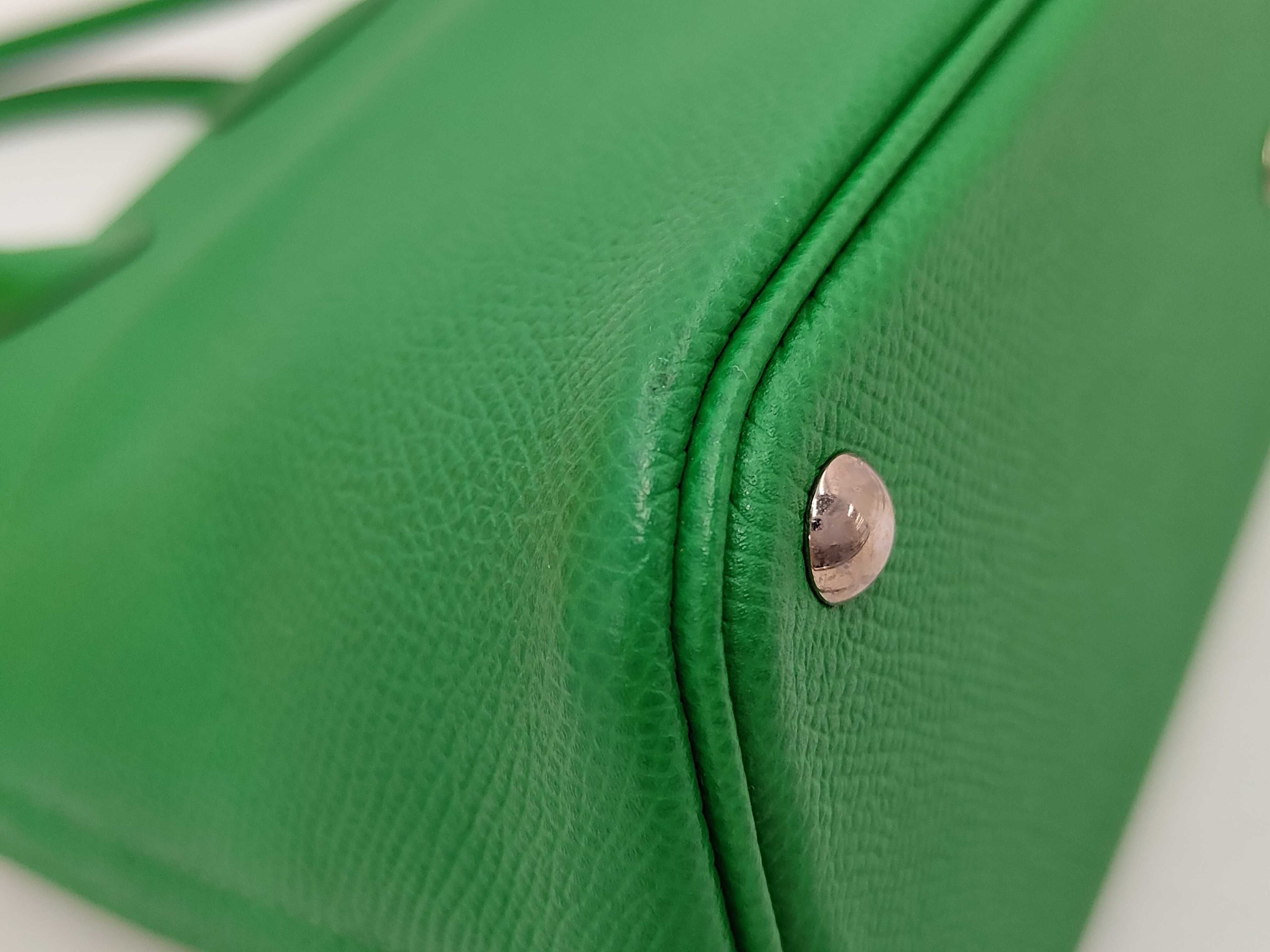 Bolide 27 Epson Silver hardware Green R engraved ST/with rain cover Handbag — view 3