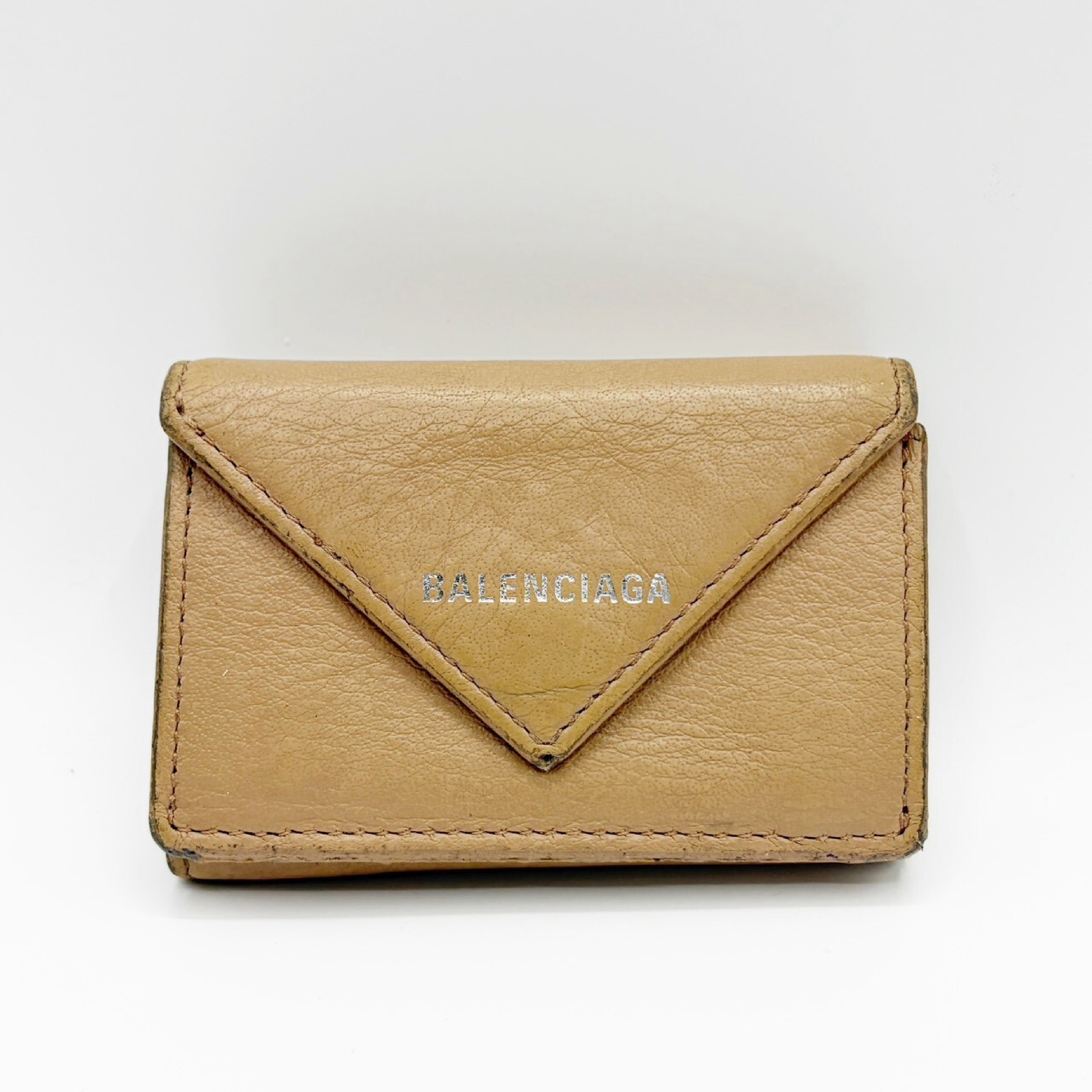 Paper Mini Wallet, Beige — view 2