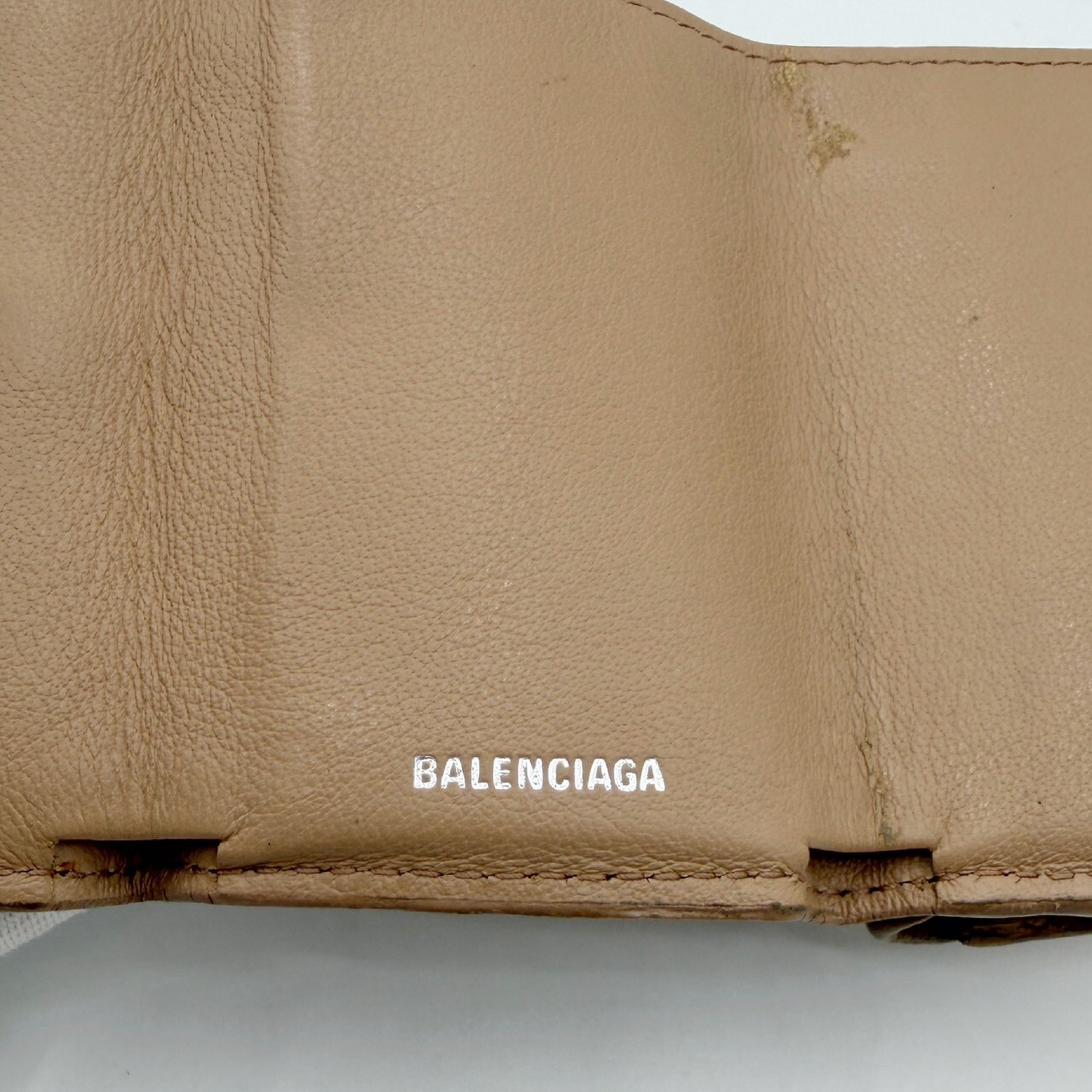 Paper Mini Wallet, Beige — view 9