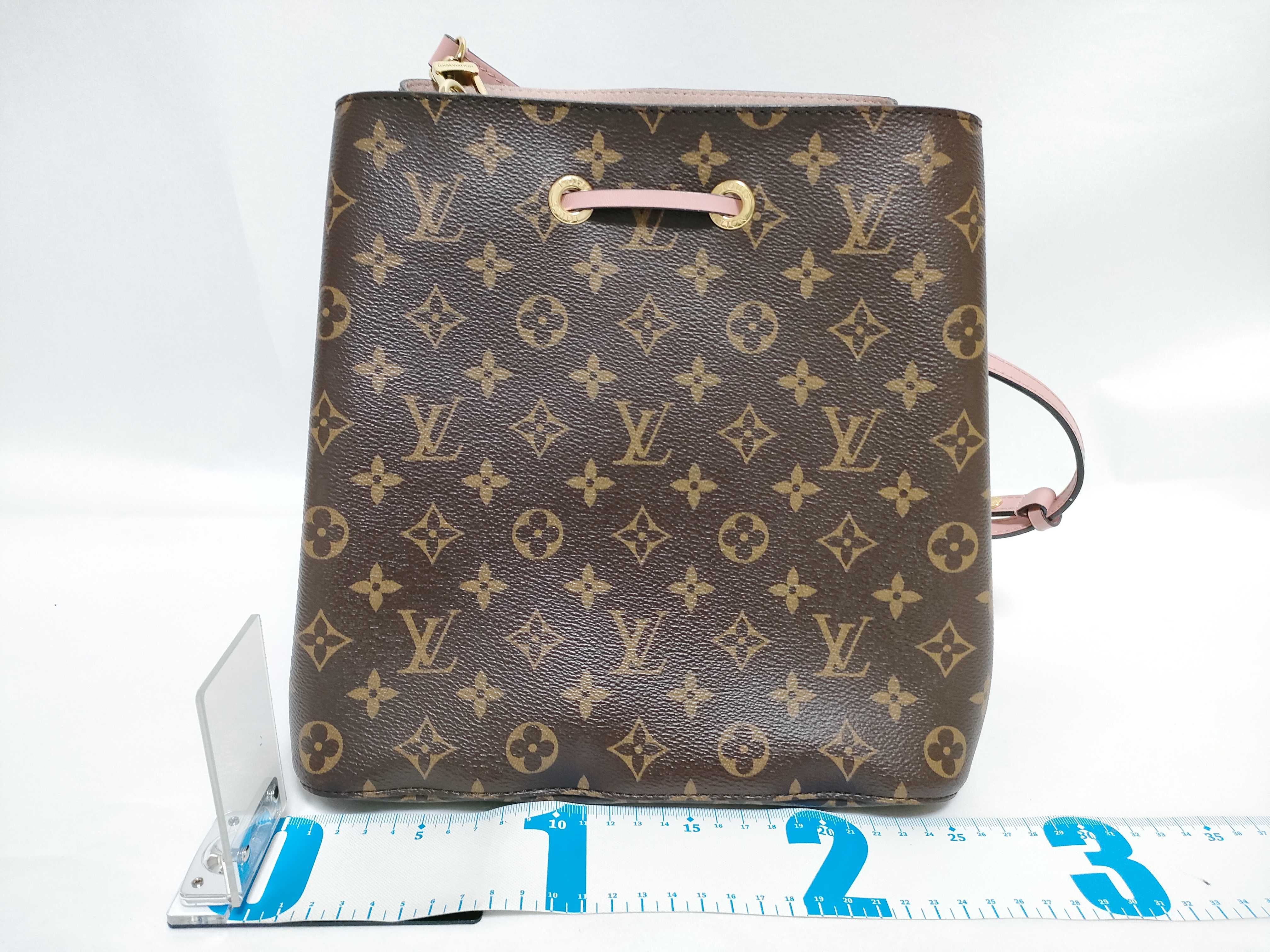 Monogram Louis Vuitton Neo Noe Monogram Canvas Rose Poud M44022 Shoulder Bag — view 2