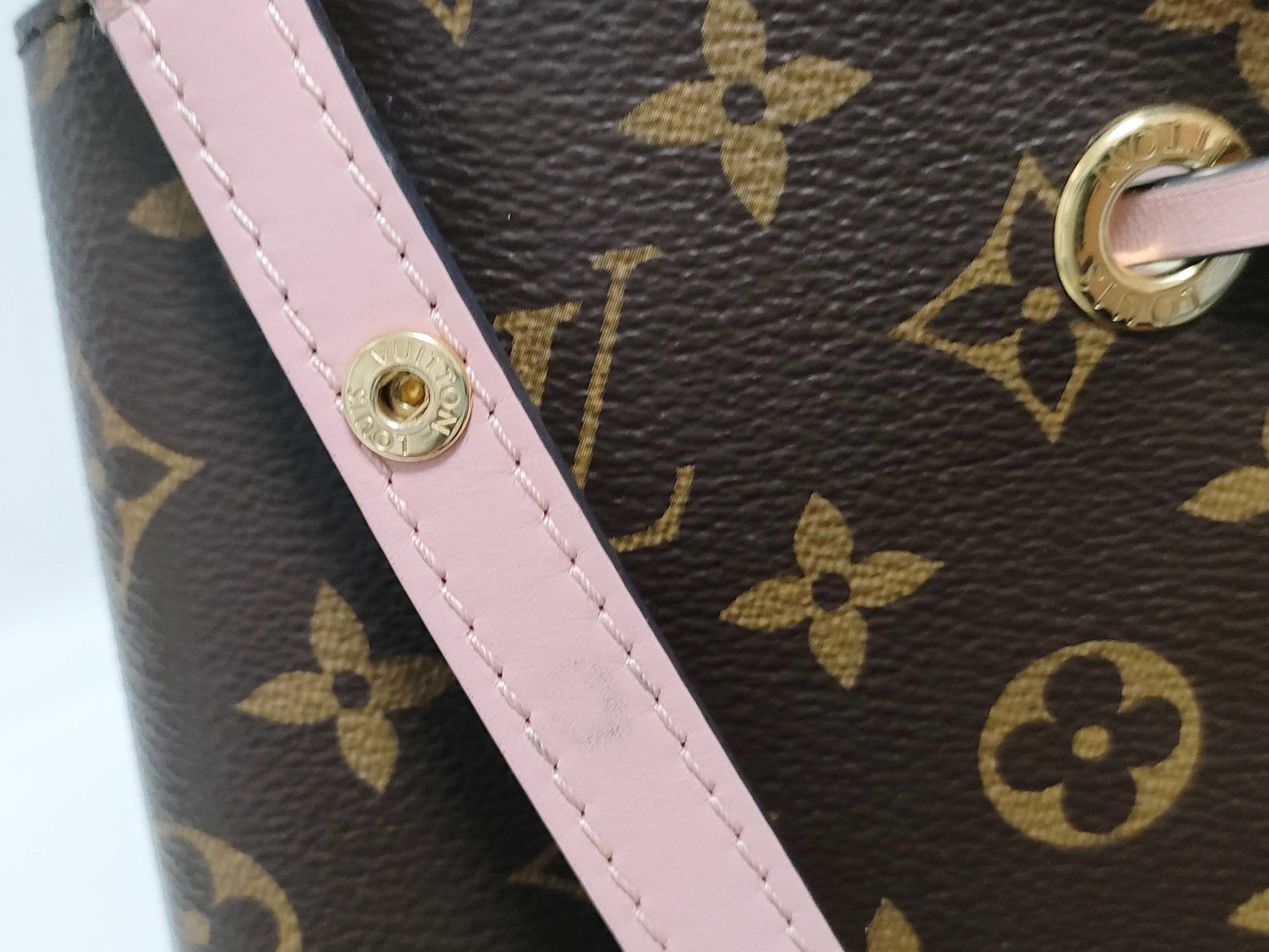 Monogram Louis Vuitton Neo Noe Monogram Canvas Rose Poud M44022 Shoulder Bag — view 14