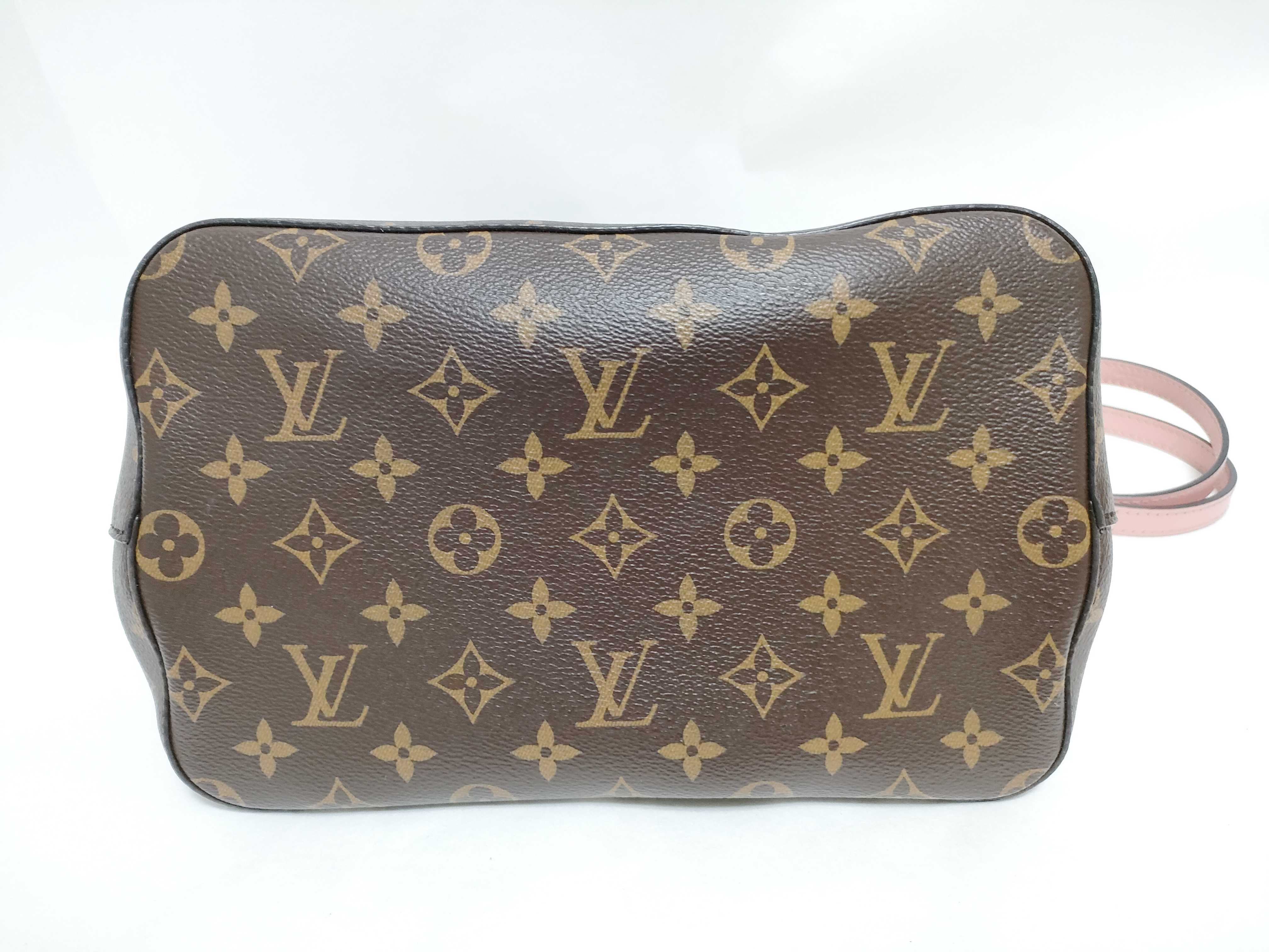 Monogram Louis Vuitton Neo Noe Monogram Canvas Rose Poud M44022 Shoulder Bag — view 7