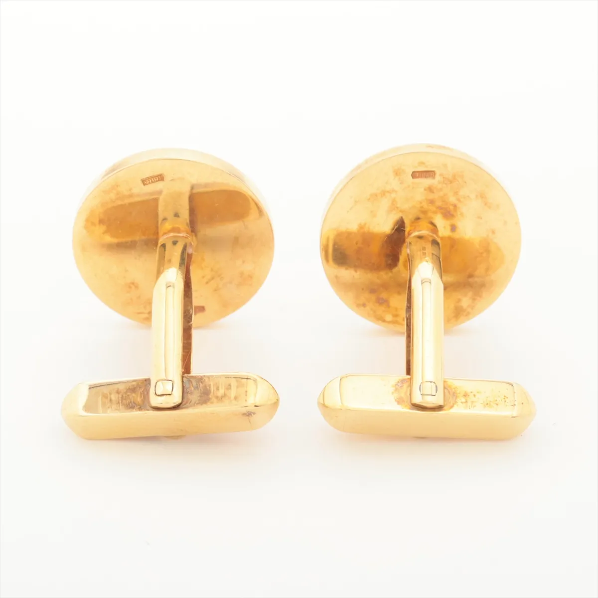 Onyx Cufflinks, 750 (YG), 15.4g. — view 2