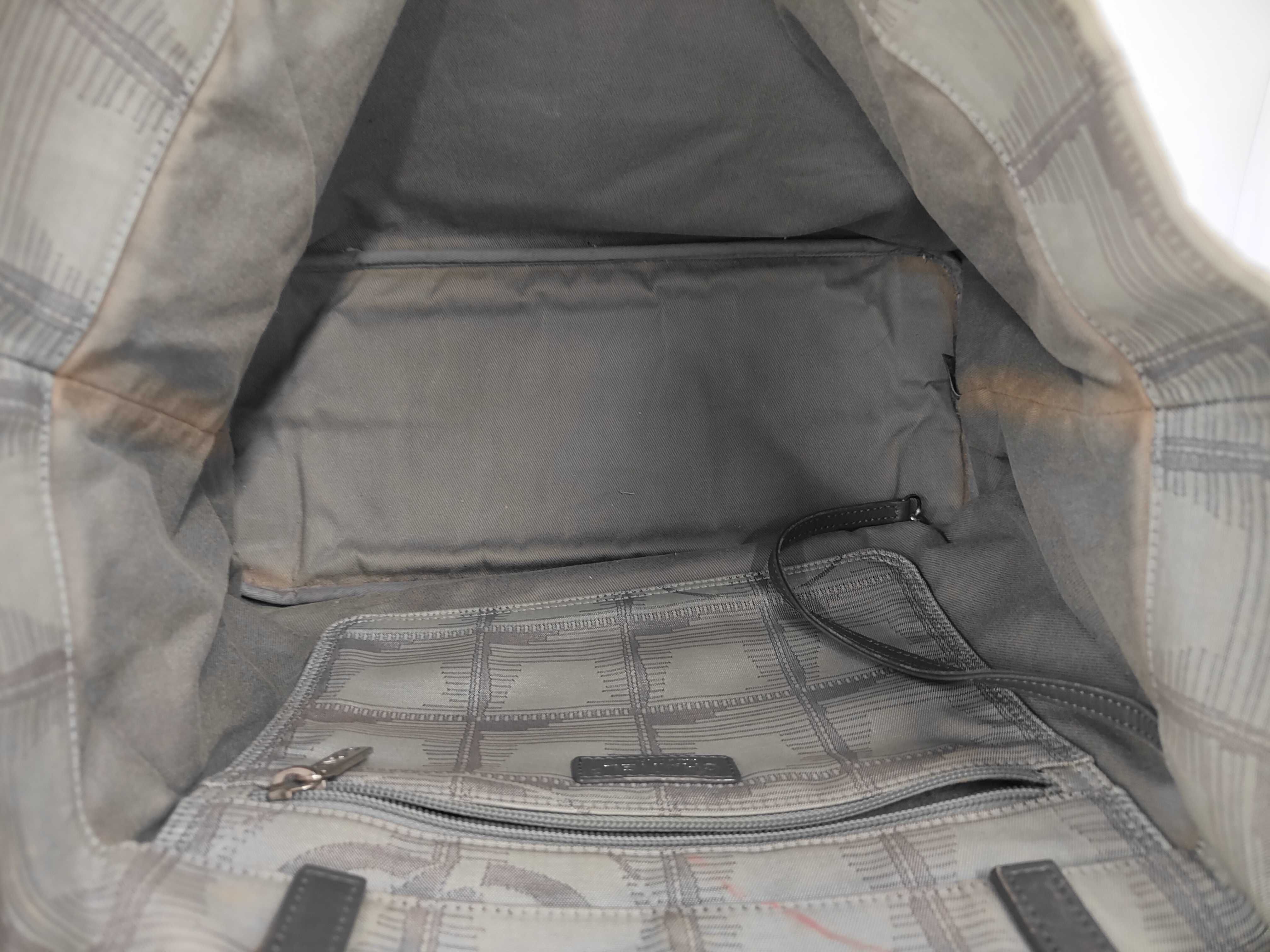 New Travel Line Tote Bag (New Model, Gray) — view 9
