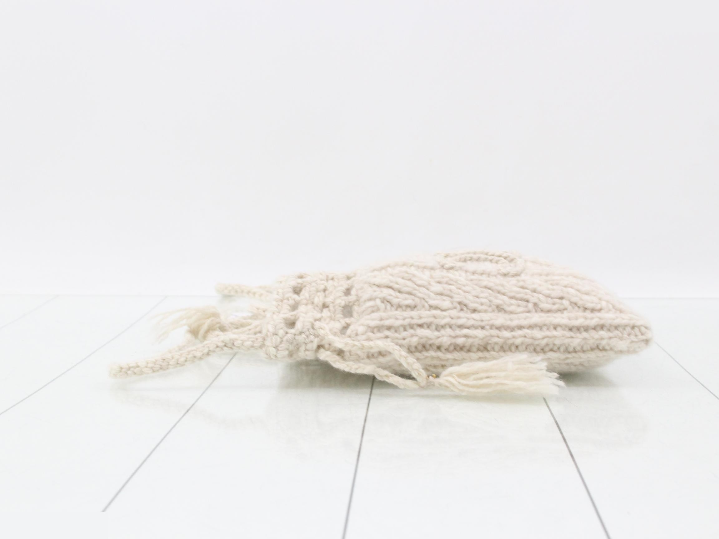 Knit bag/shoulder bag, white — view 4
