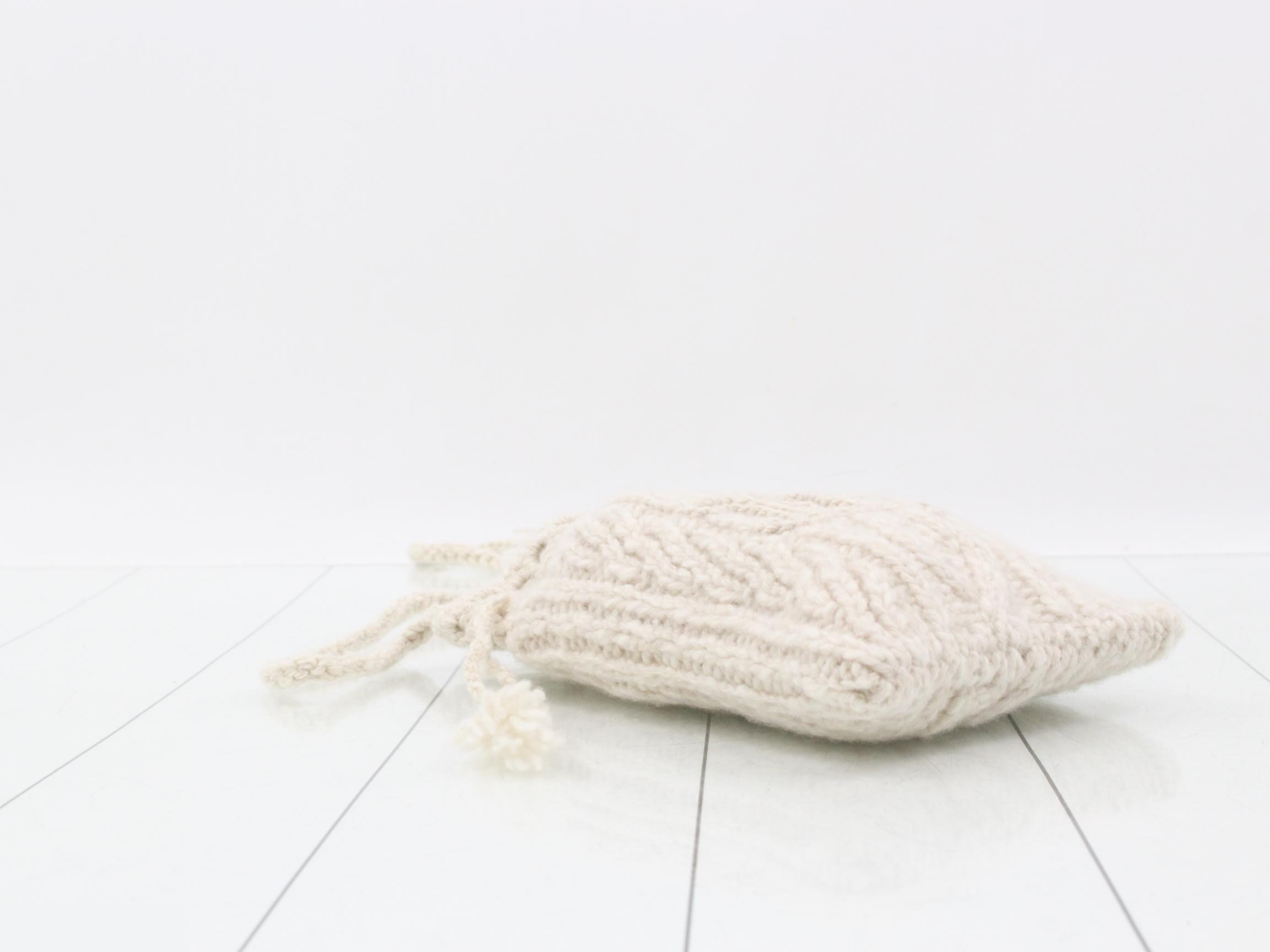 Knit bag/shoulder bag, white — view 5