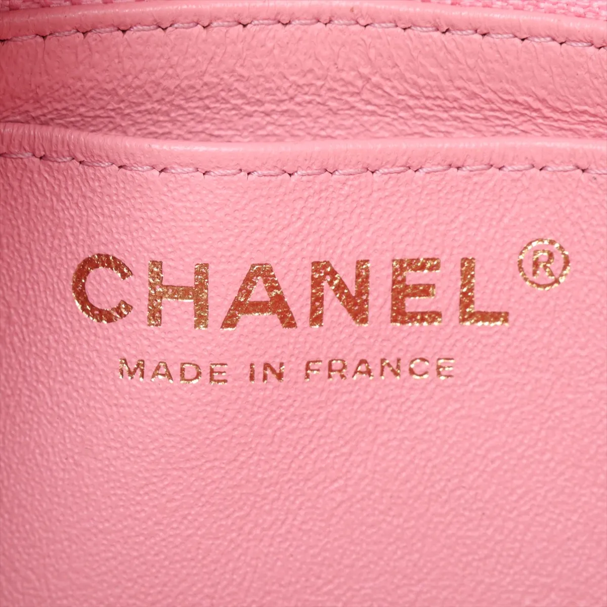 [Individually packaged] Chanel Coco Mark Tweed Single Flap Single Chain Bag, Pink with Gold Hardware, 27806412, Serial Number 27 — view 9