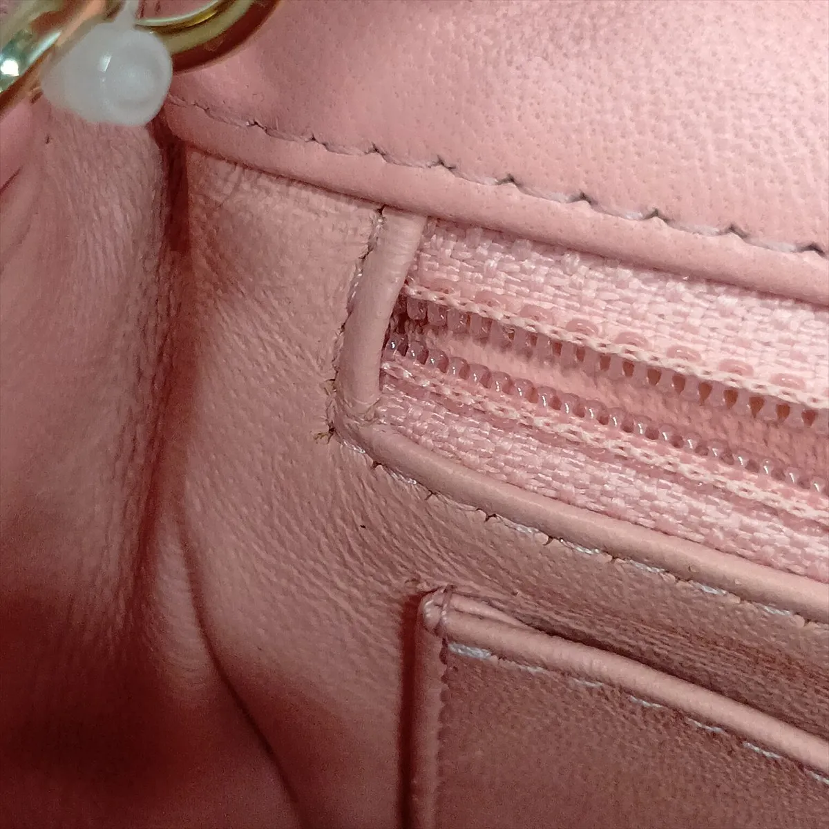 [Individually packaged] Chanel Coco Mark Tweed Single Flap Single Chain Bag, Pink with Gold Hardware, 27806412, Serial Number 27 — view 10