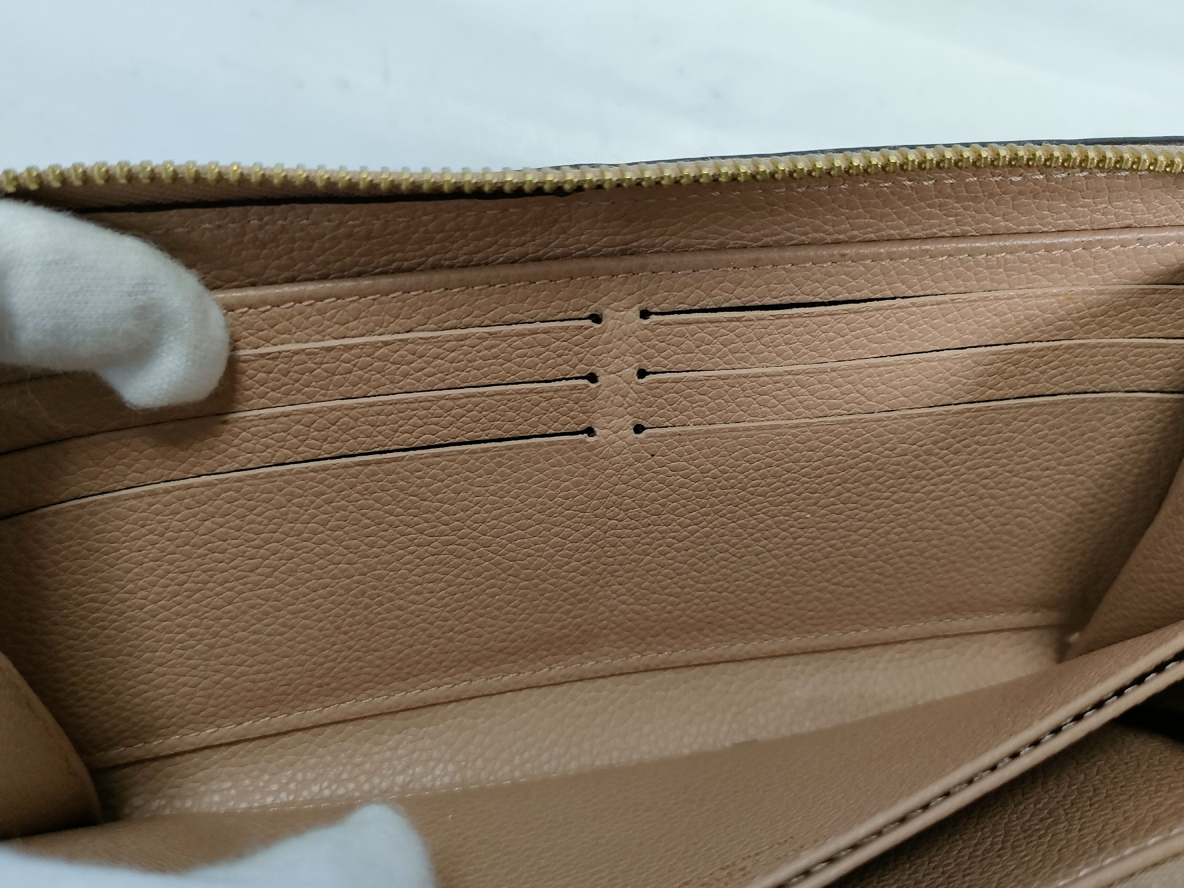 Monogram Empreinte Beige Zippy Wallet — view 14