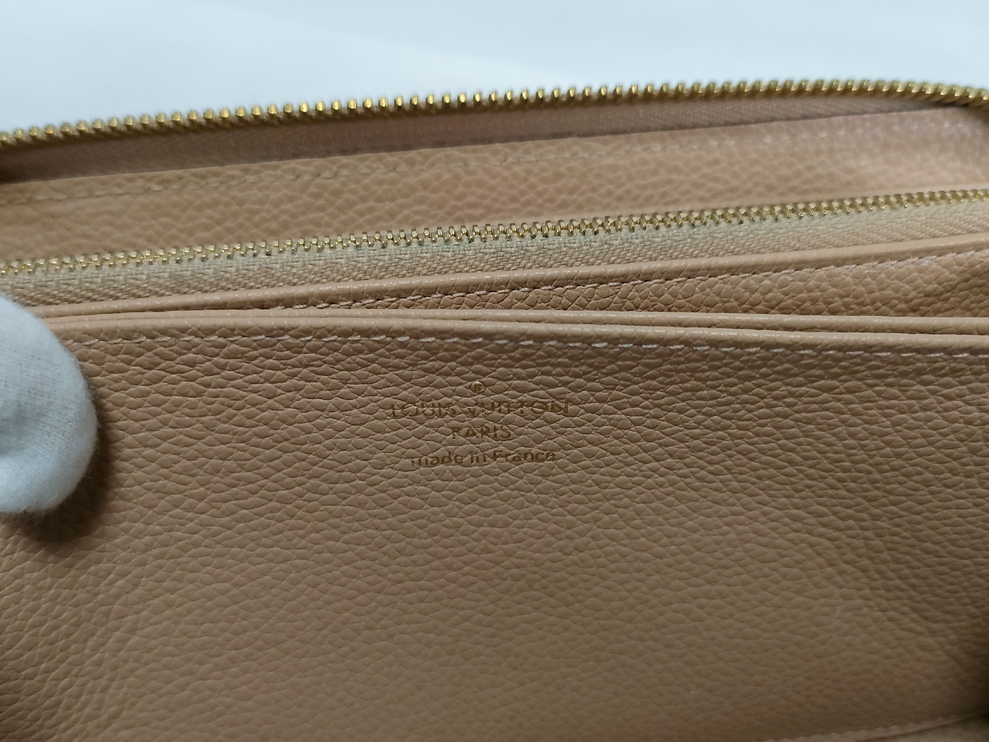 Monogram Empreinte Beige Zippy Wallet — view 9