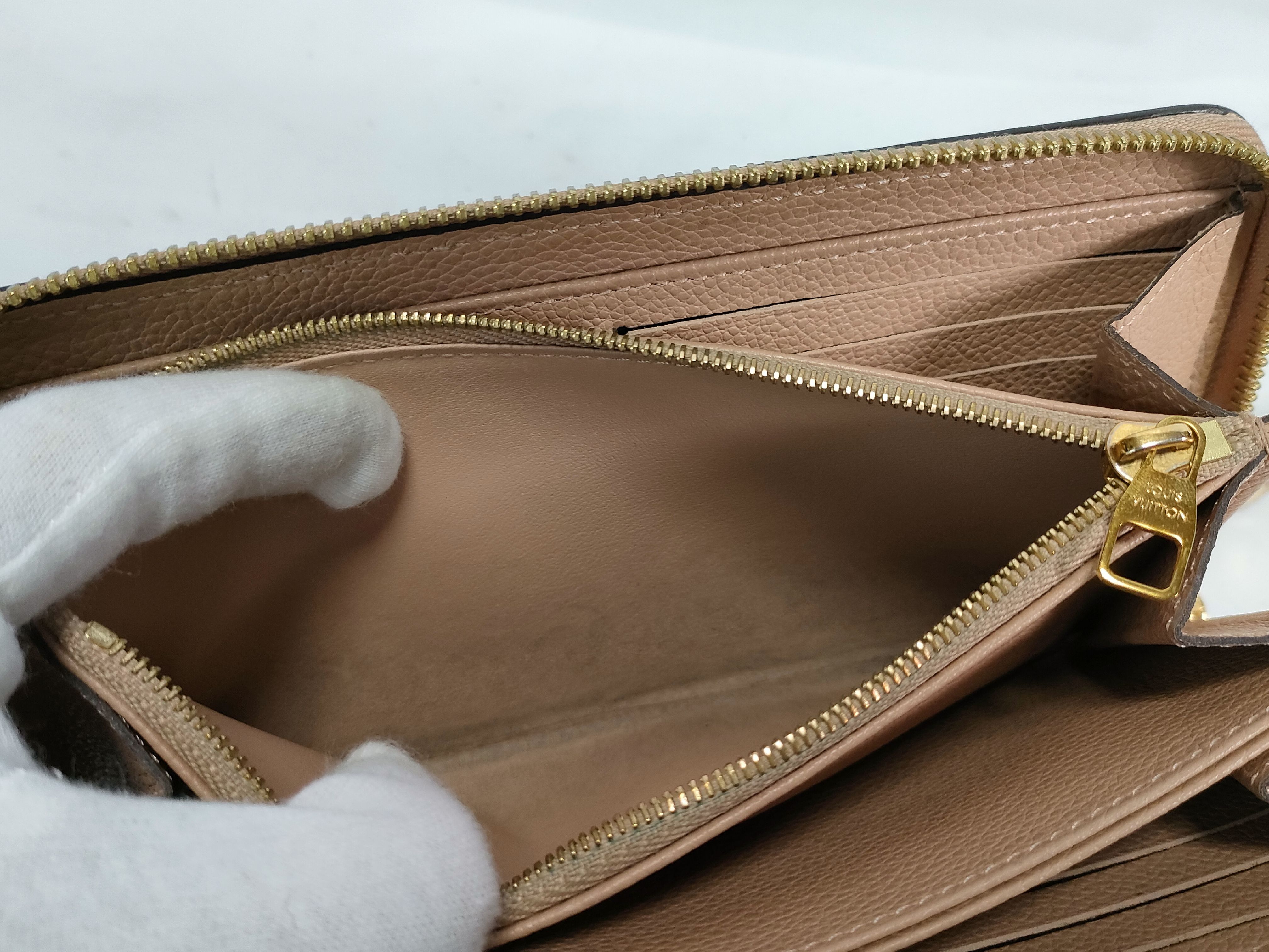 Monogram Empreinte Beige Zippy Wallet — view 10