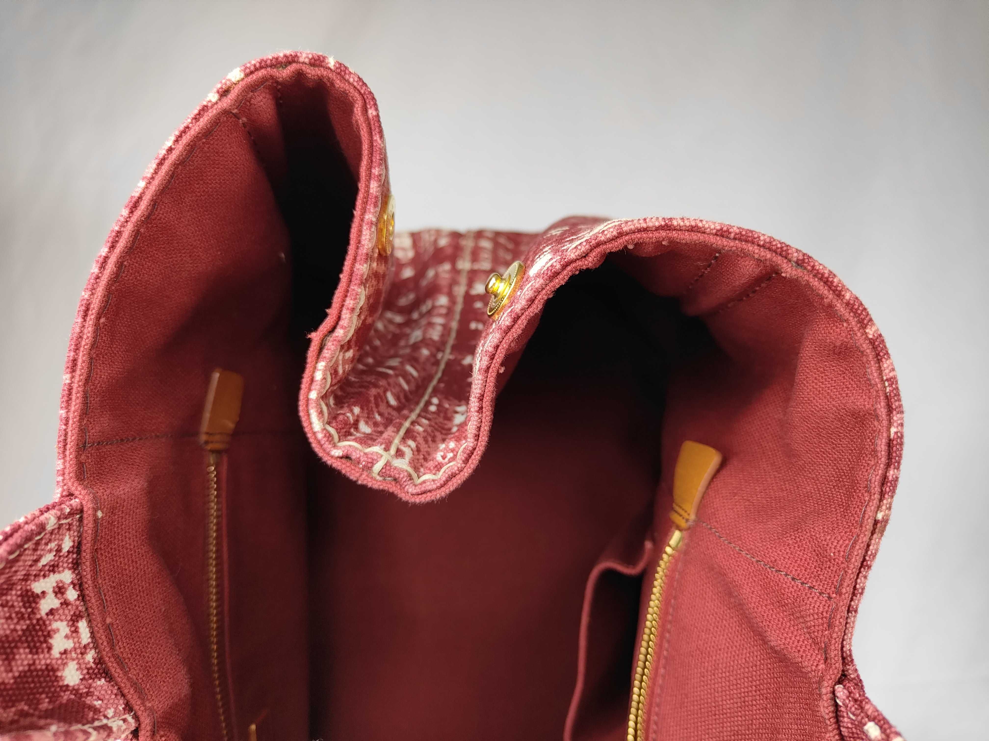 Canapa Red Tweed Tote Bag — view 12