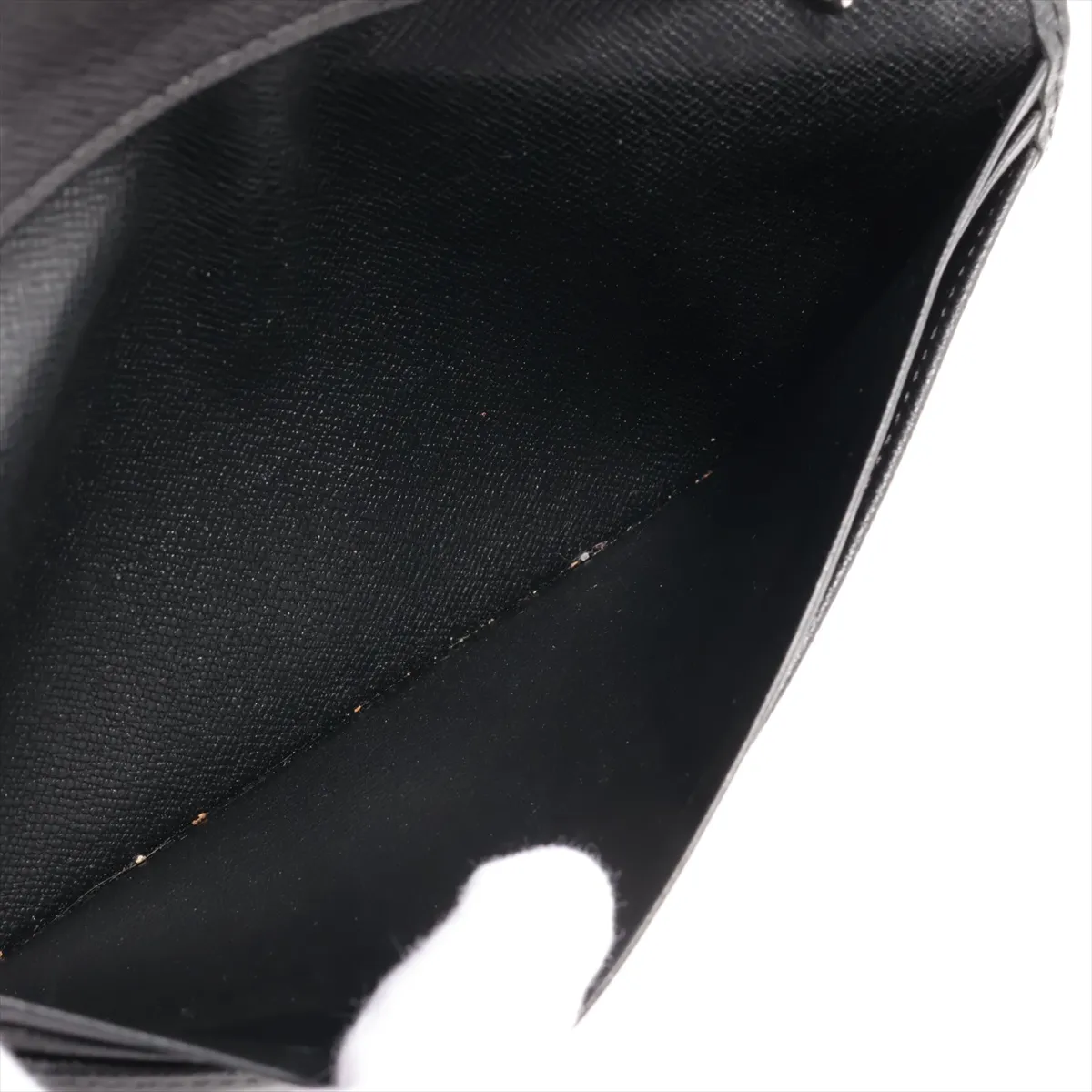 Taiga Portefeuille Brazza M30501 SP4182 Black Long Wallet with Initial — view 4