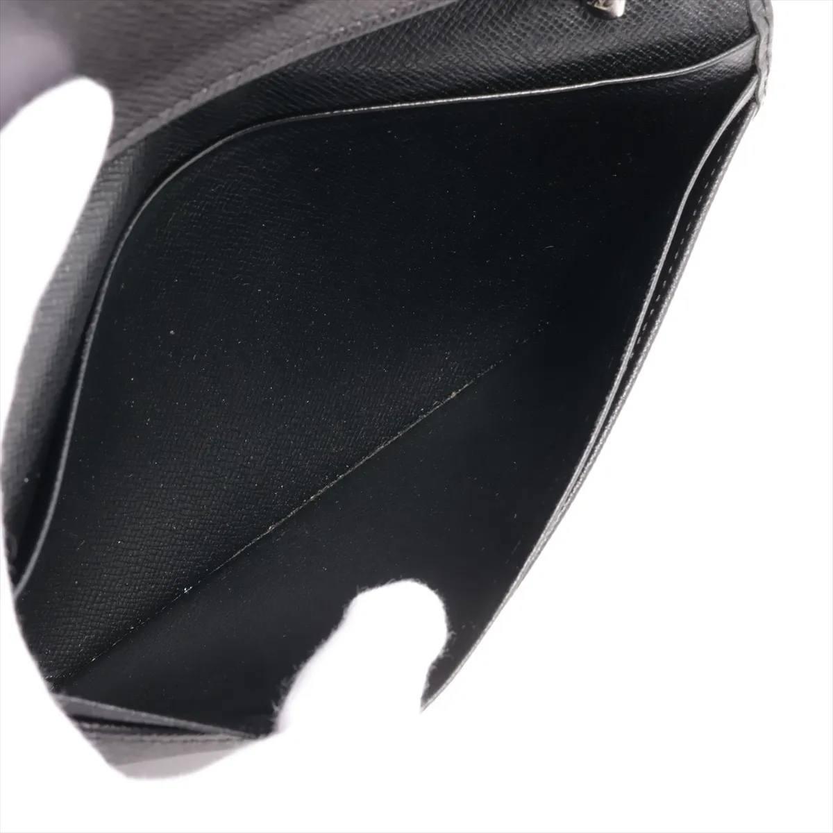 Taiga Portefeuille Brazza M30501 SP4182 Black Long Wallet with Initial — view 5