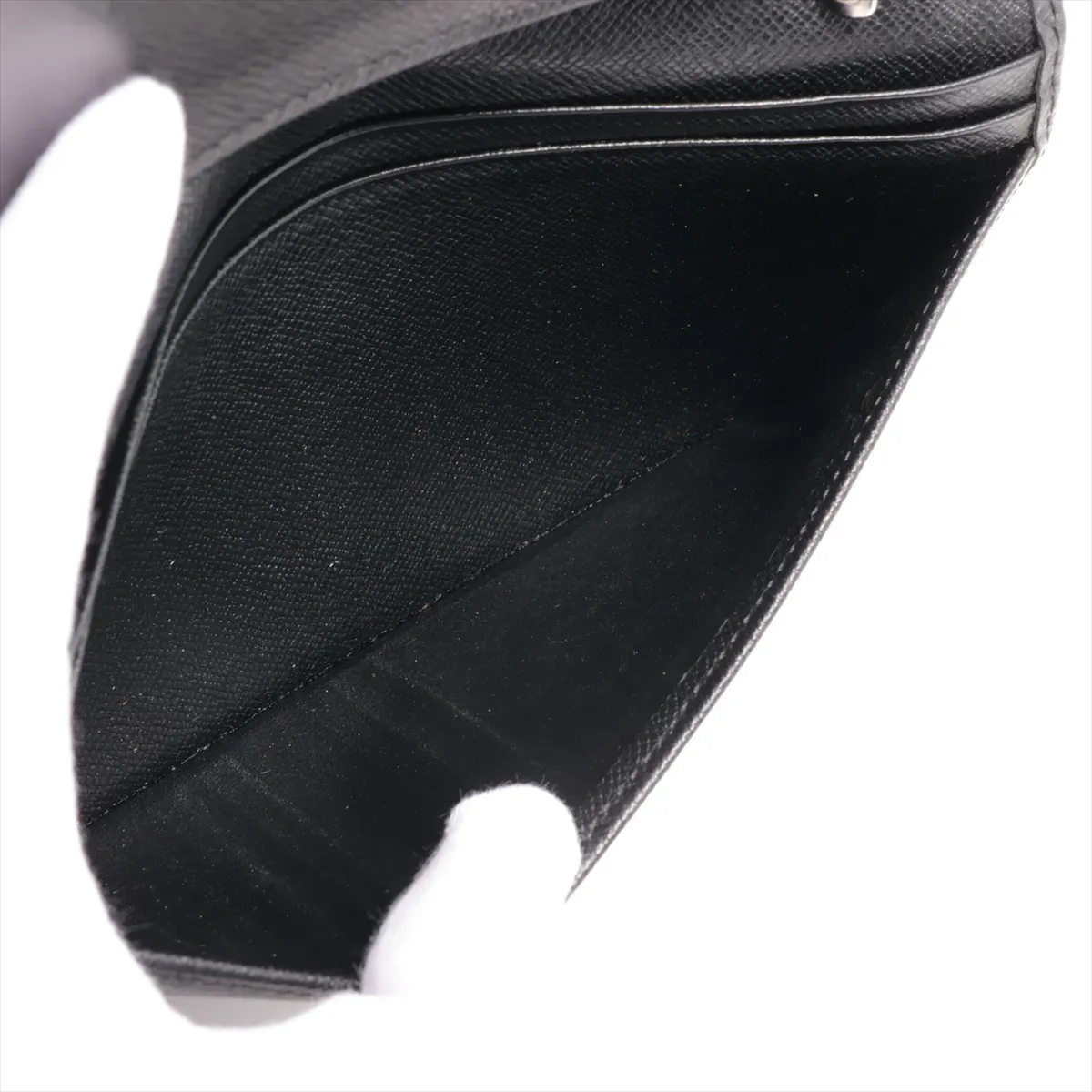 Taiga Portefeuille Brazza M30501 SP4182 Black Long Wallet with Initial — view 6