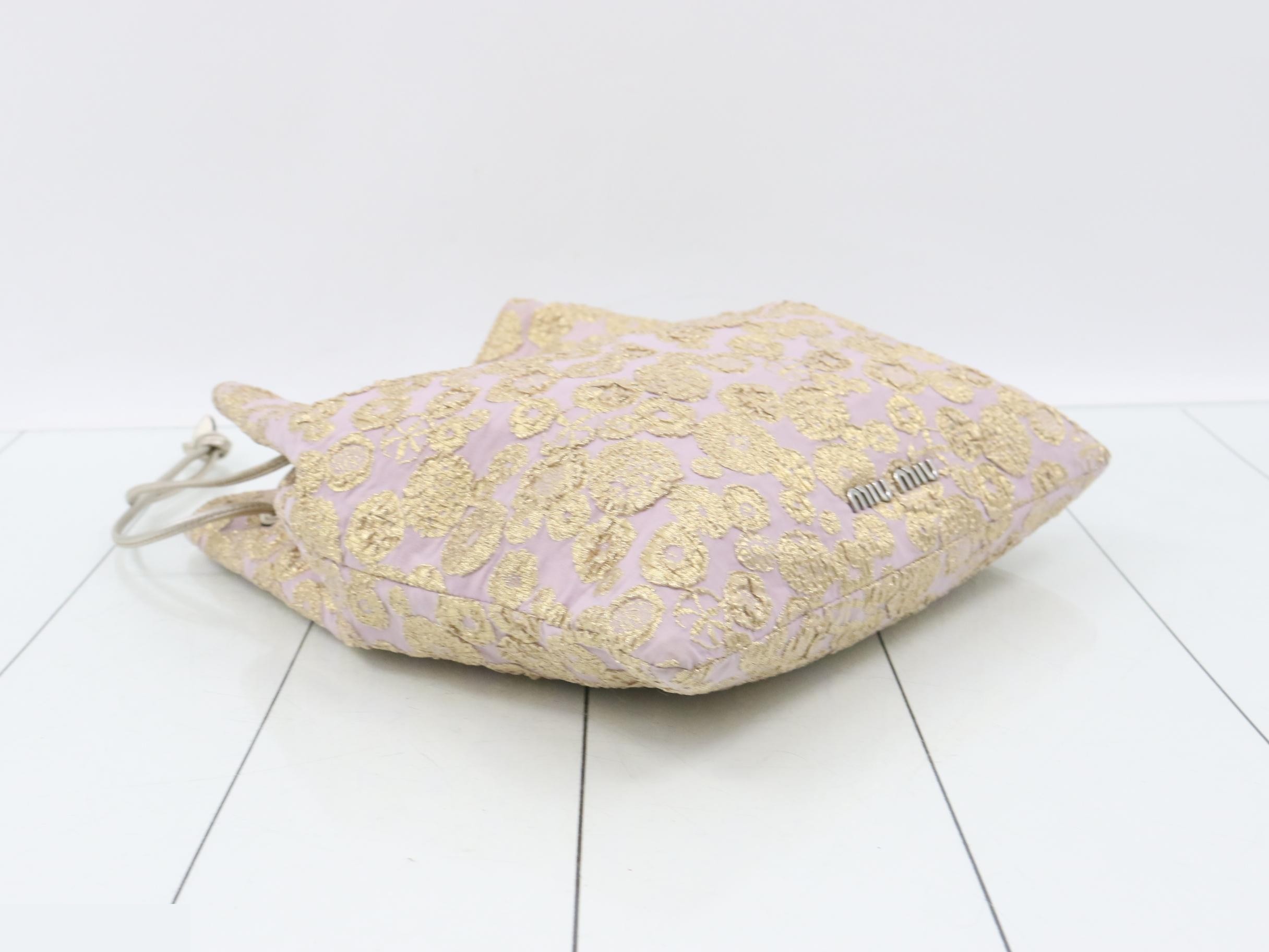 Drawstring handbag with dust bag — view 5