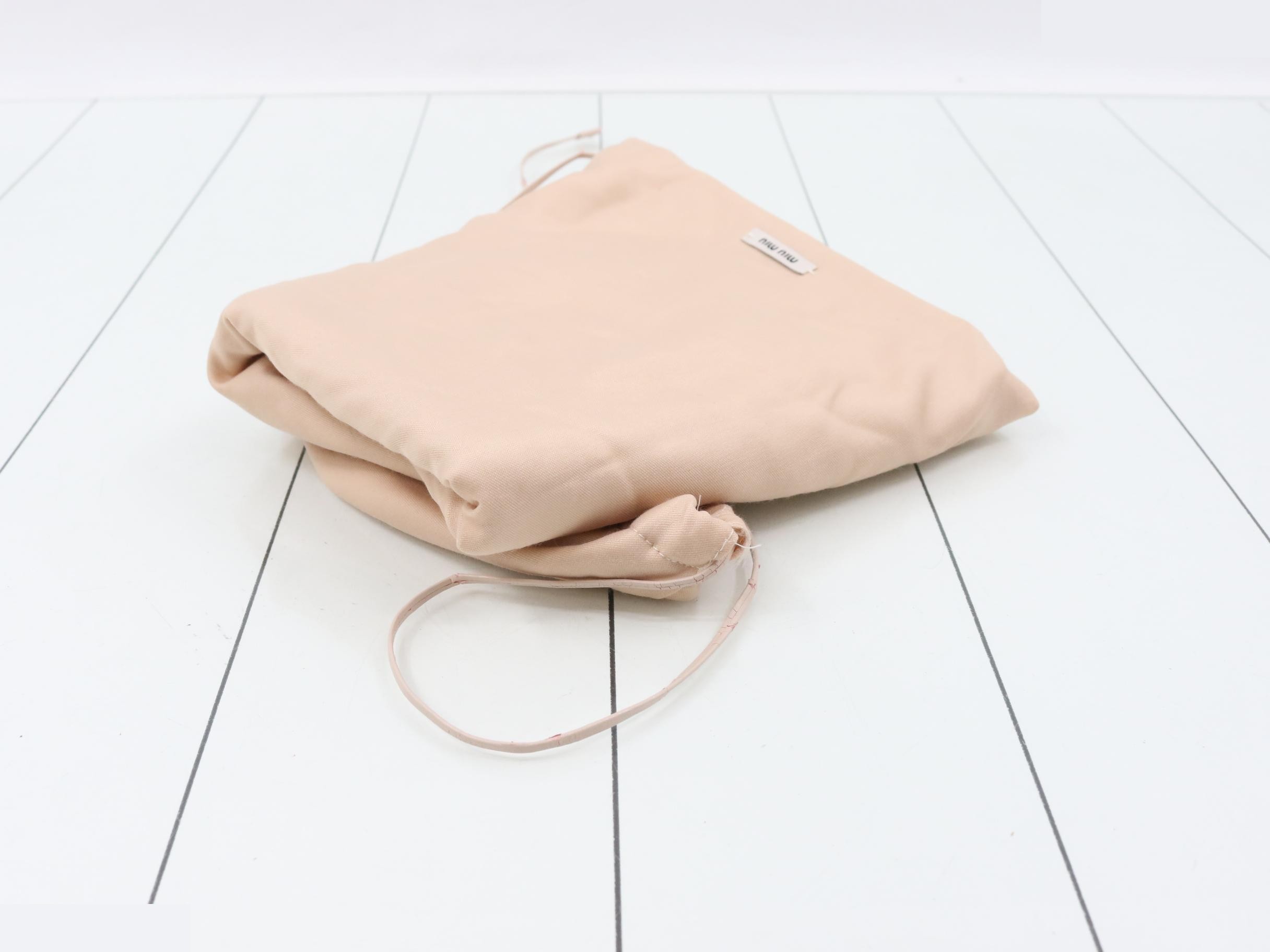 Drawstring handbag with dust bag — view 7