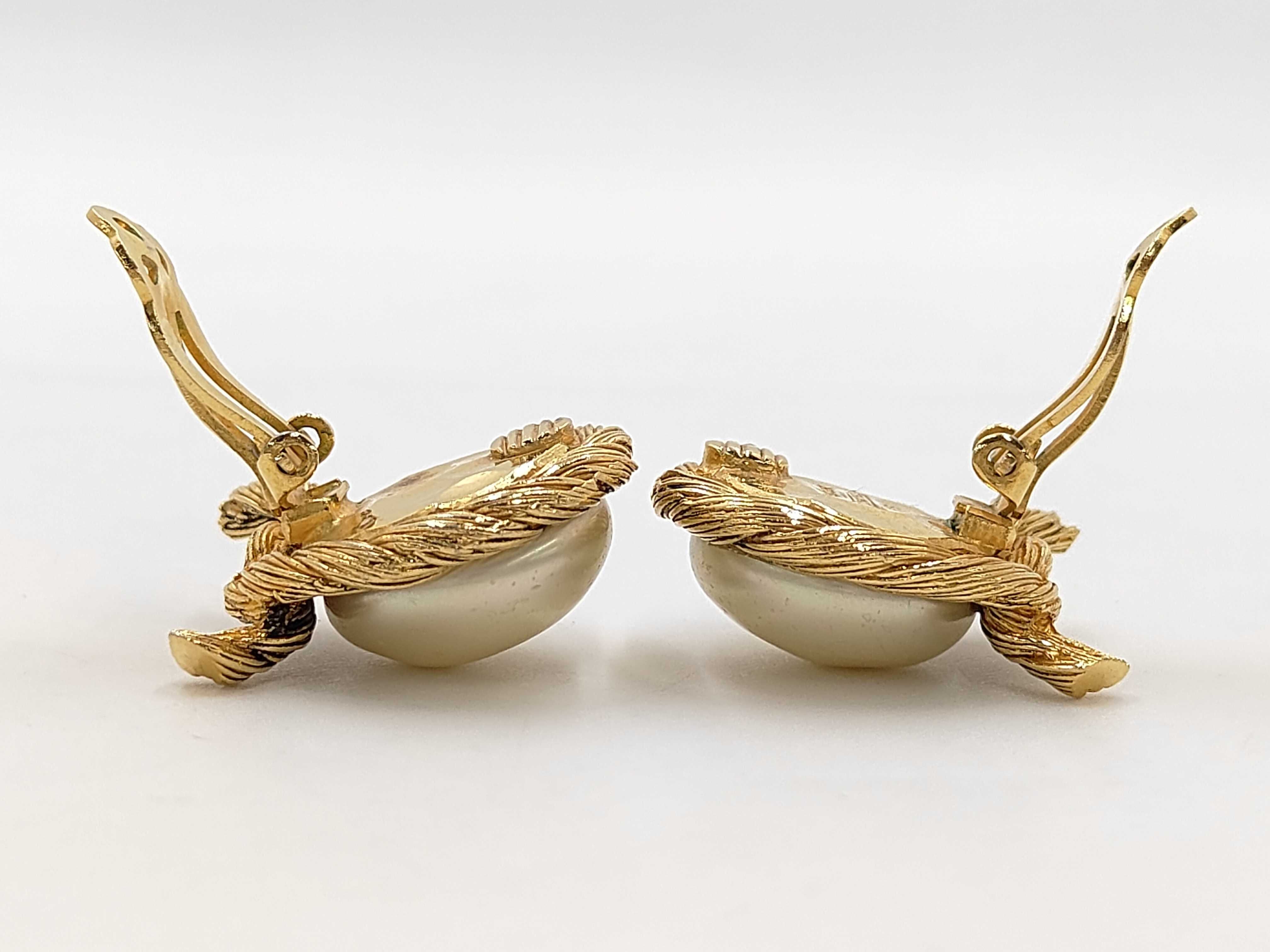 pearl earrings — view 3