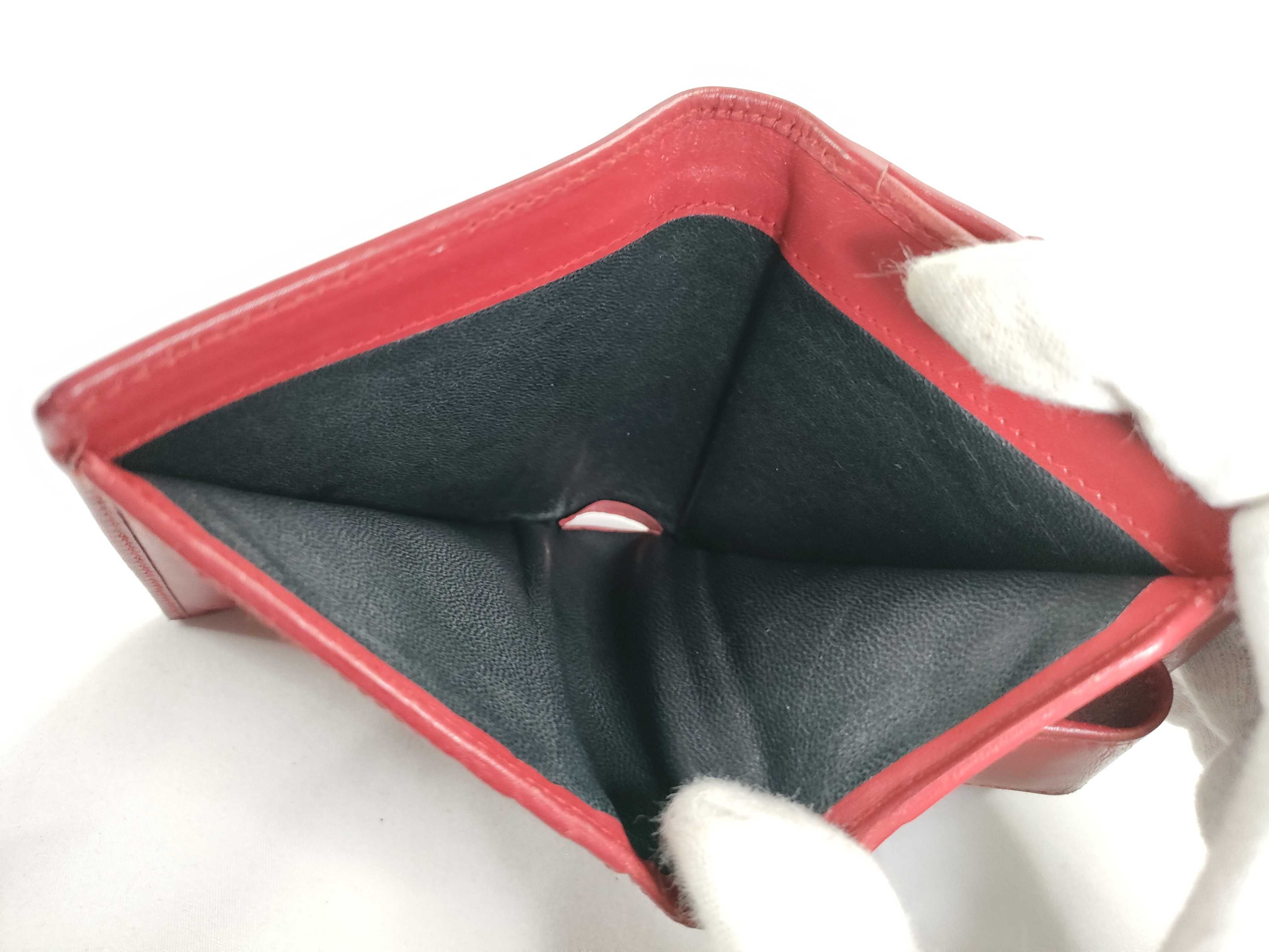 bi-fold wallet, beige x red. — view 10