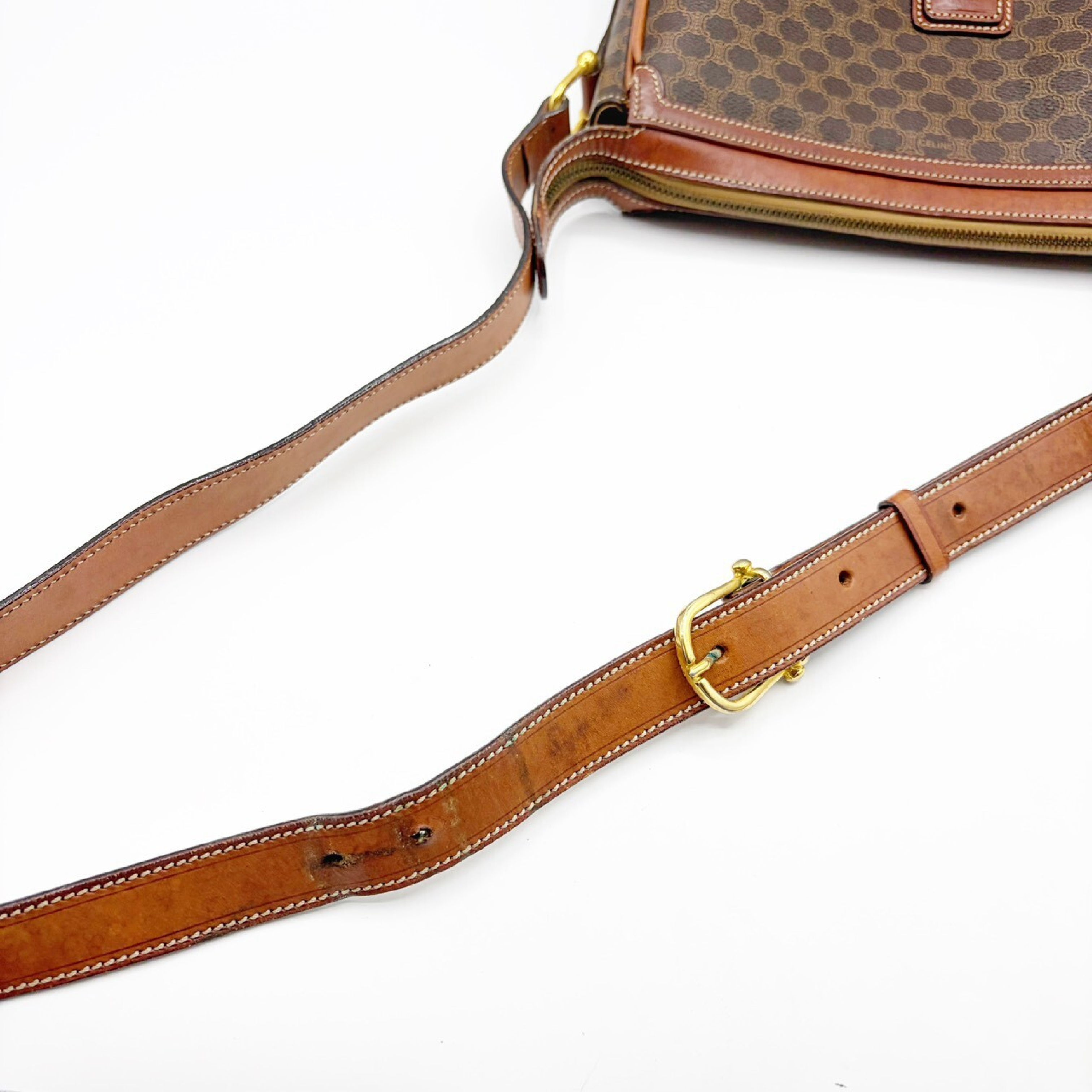 Macadam PVC Leather Brown Shoulder Bag — view 7