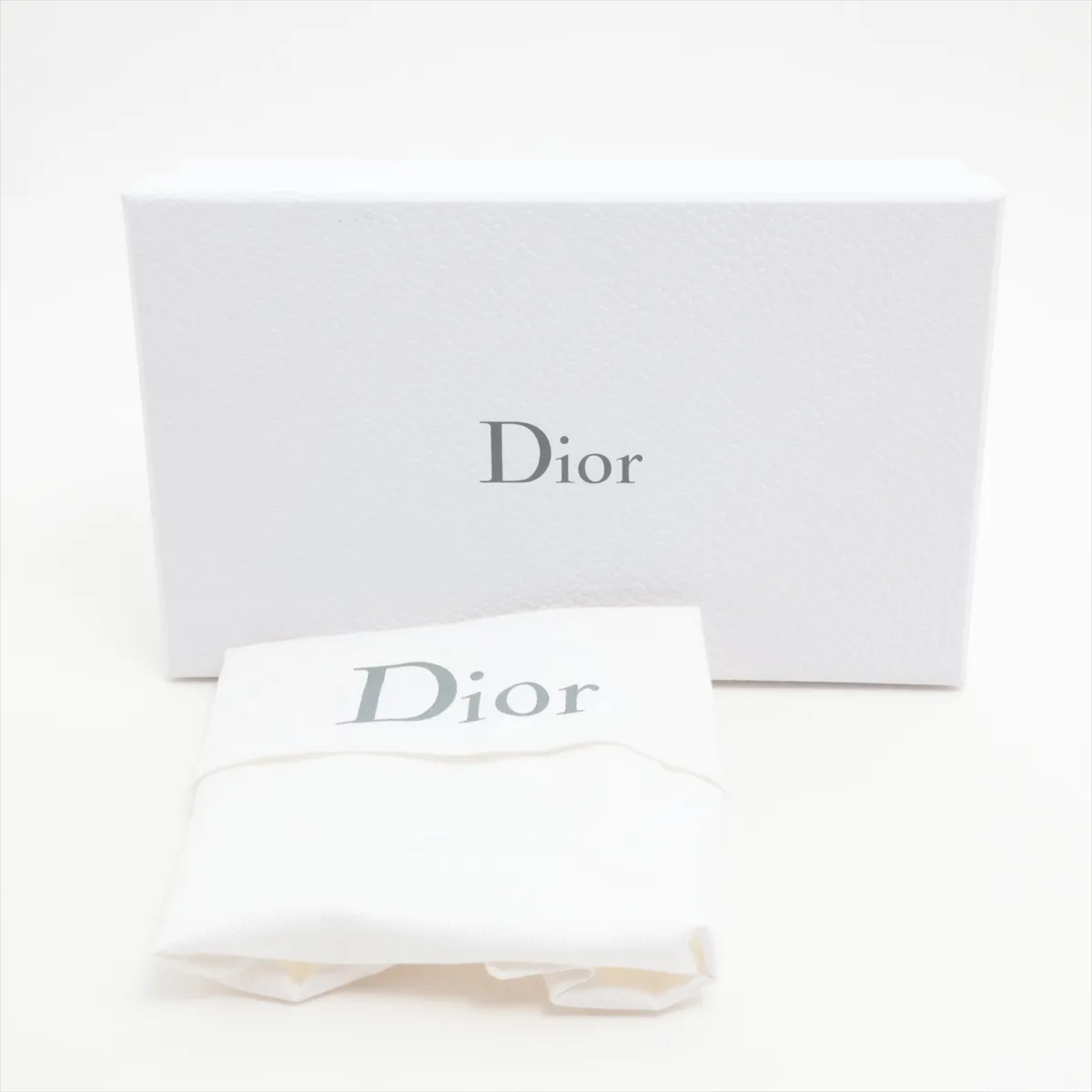 Lady Dior Cannage Leather Chain Wallet Black — view 6