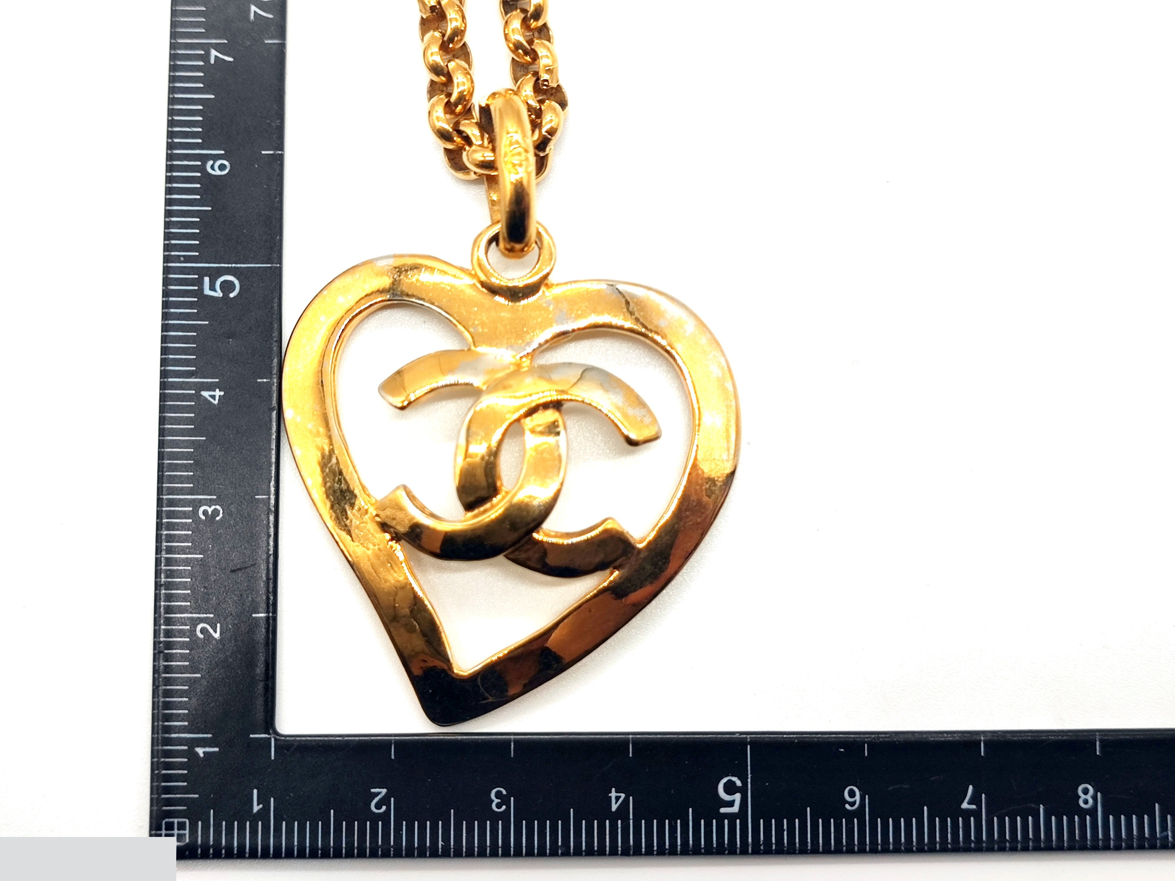 Coco Mark Heart Necklace, 95P, Chain approx. 60cm — view 3