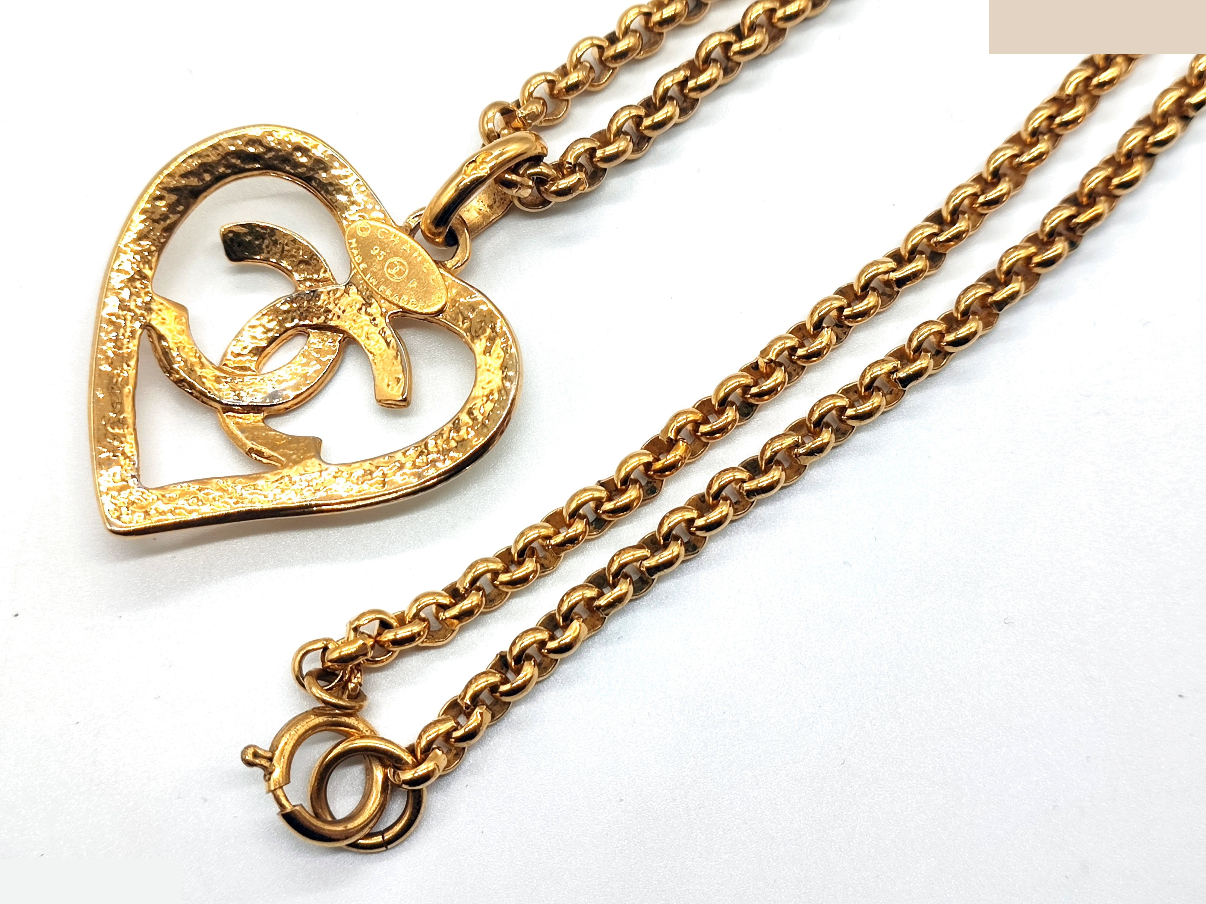 Coco Mark Heart Necklace, 95P, Chain approx. 60cm — view 8
