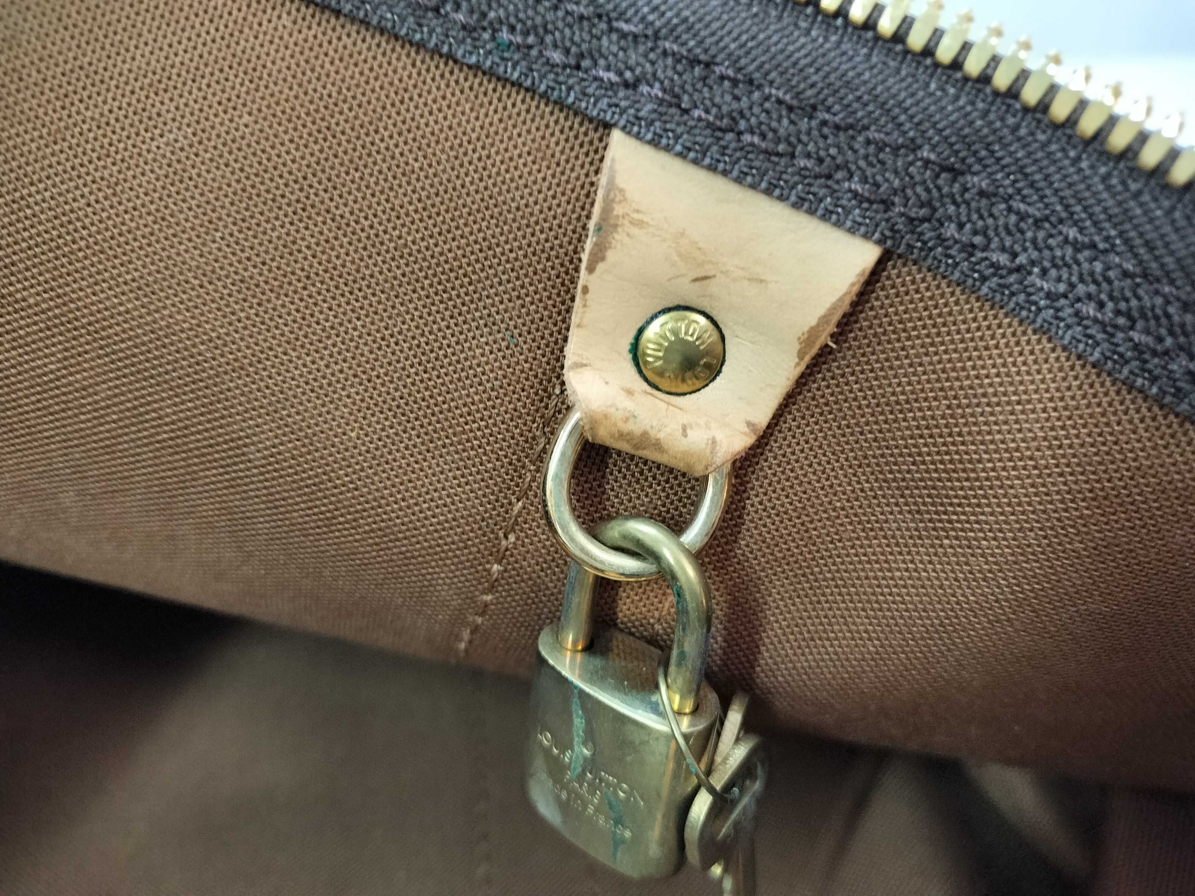 Monogram Keepall 50 M41426 SP0915 Brown FL0030 Boston Bag — view 11