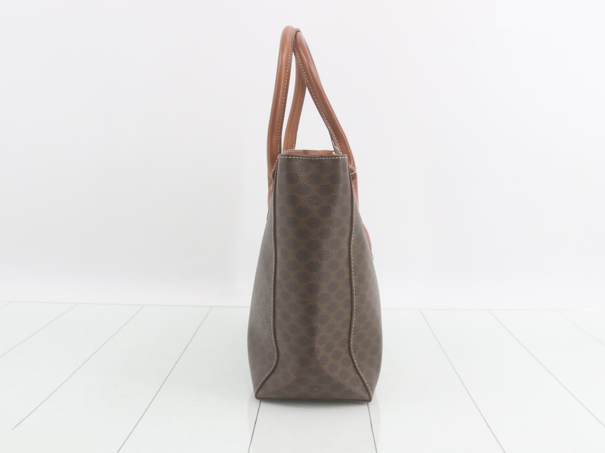 Macadam handbag, PVC, brown — view 4