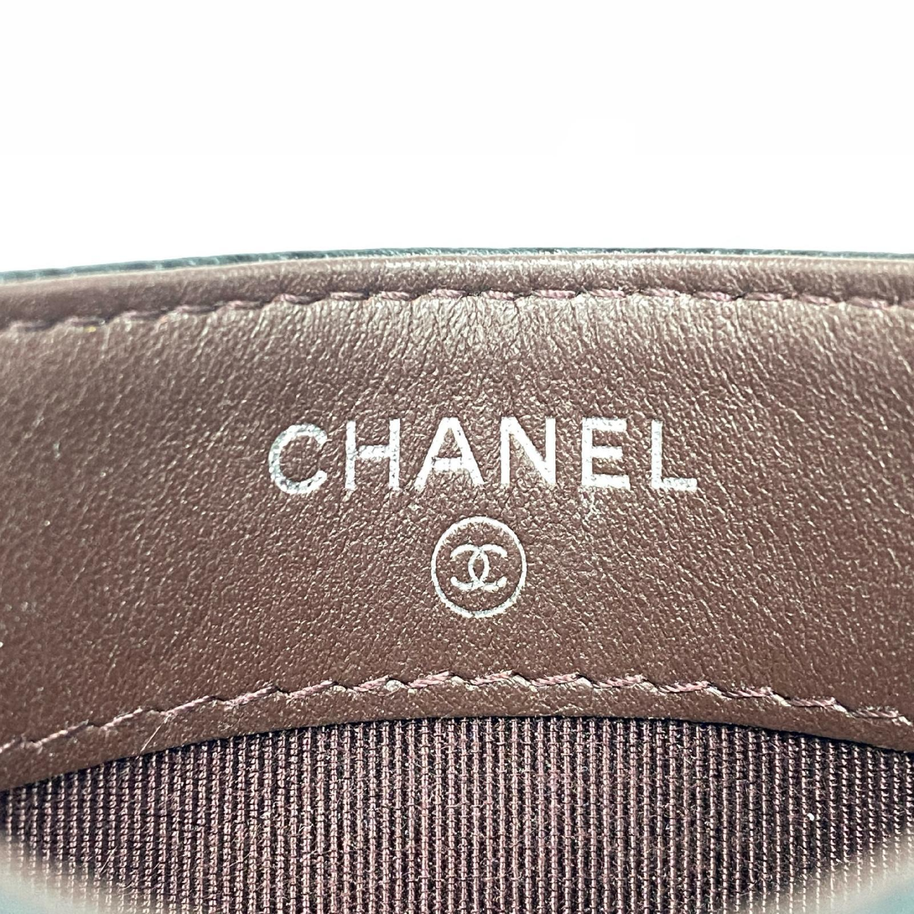 【*Shipped from: Hong Kong*】CHANEL ( ) Black Caviar Skin Classic Card Case No. 31 Card Case — view 13