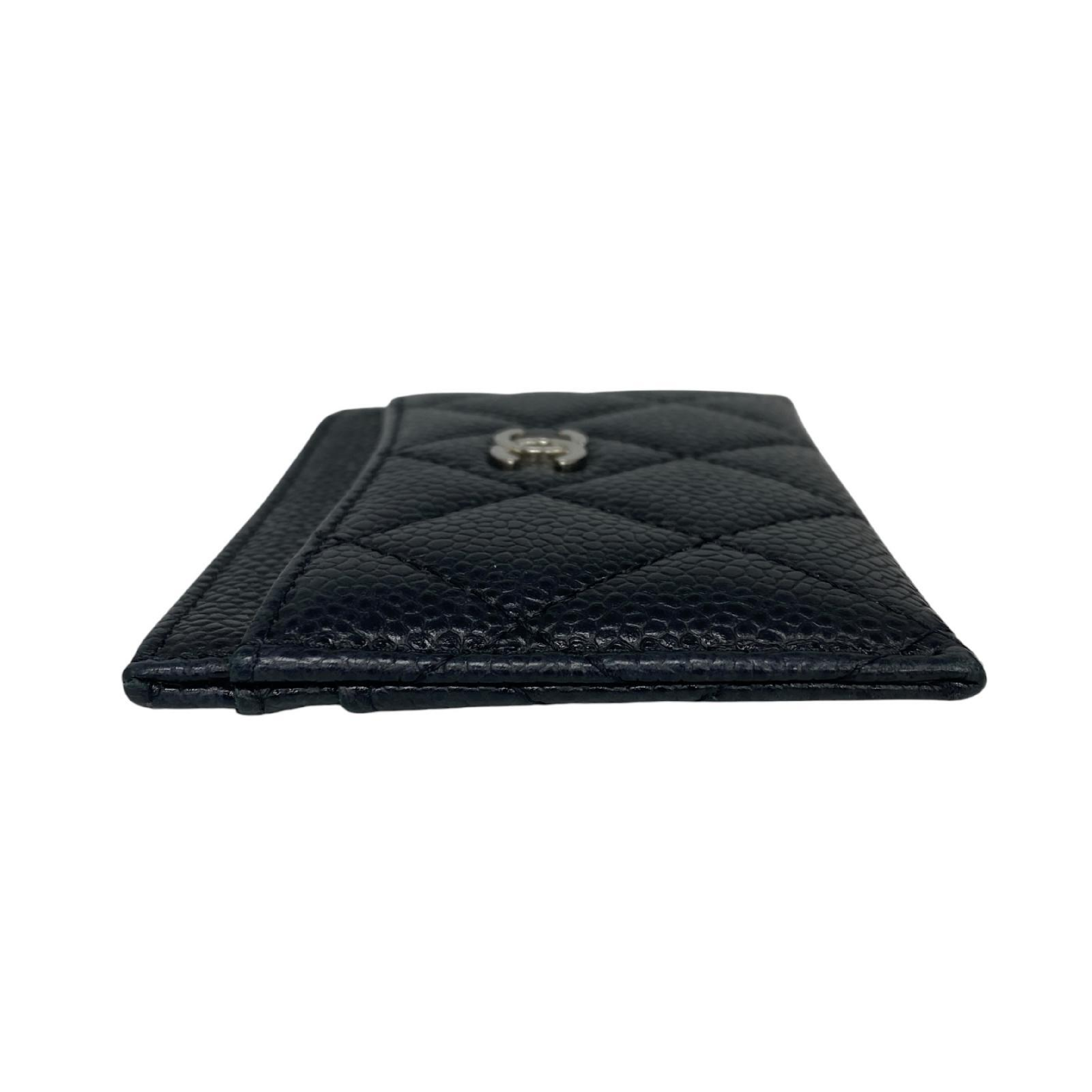 【*Shipped from: Hong Kong*】CHANEL ( ) Black Caviar Skin Classic Card Case No. 31 Card Case — view 5