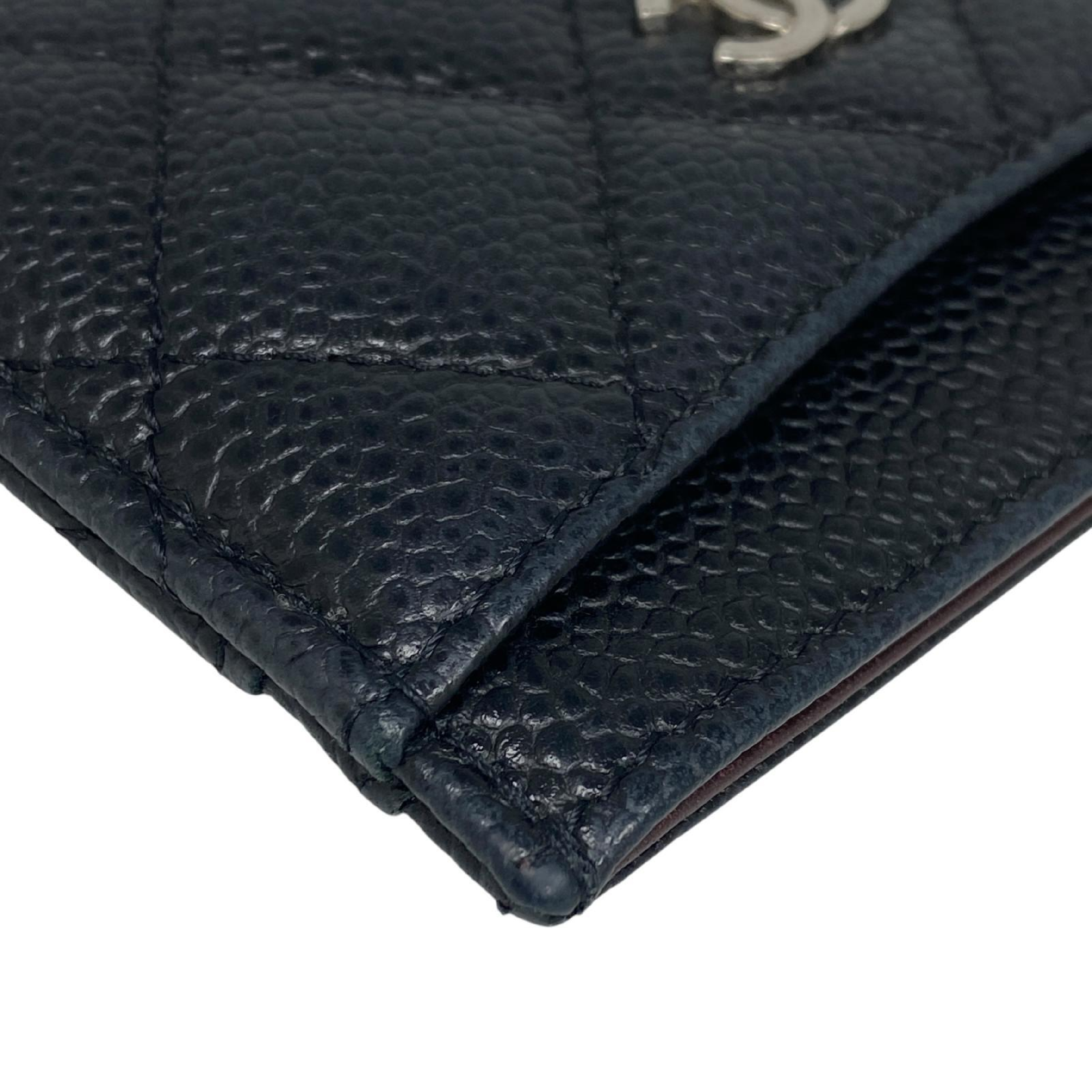 【*Shipped from: Hong Kong*】CHANEL ( ) Black Caviar Skin Classic Card Case No. 31 Card Case — view 6