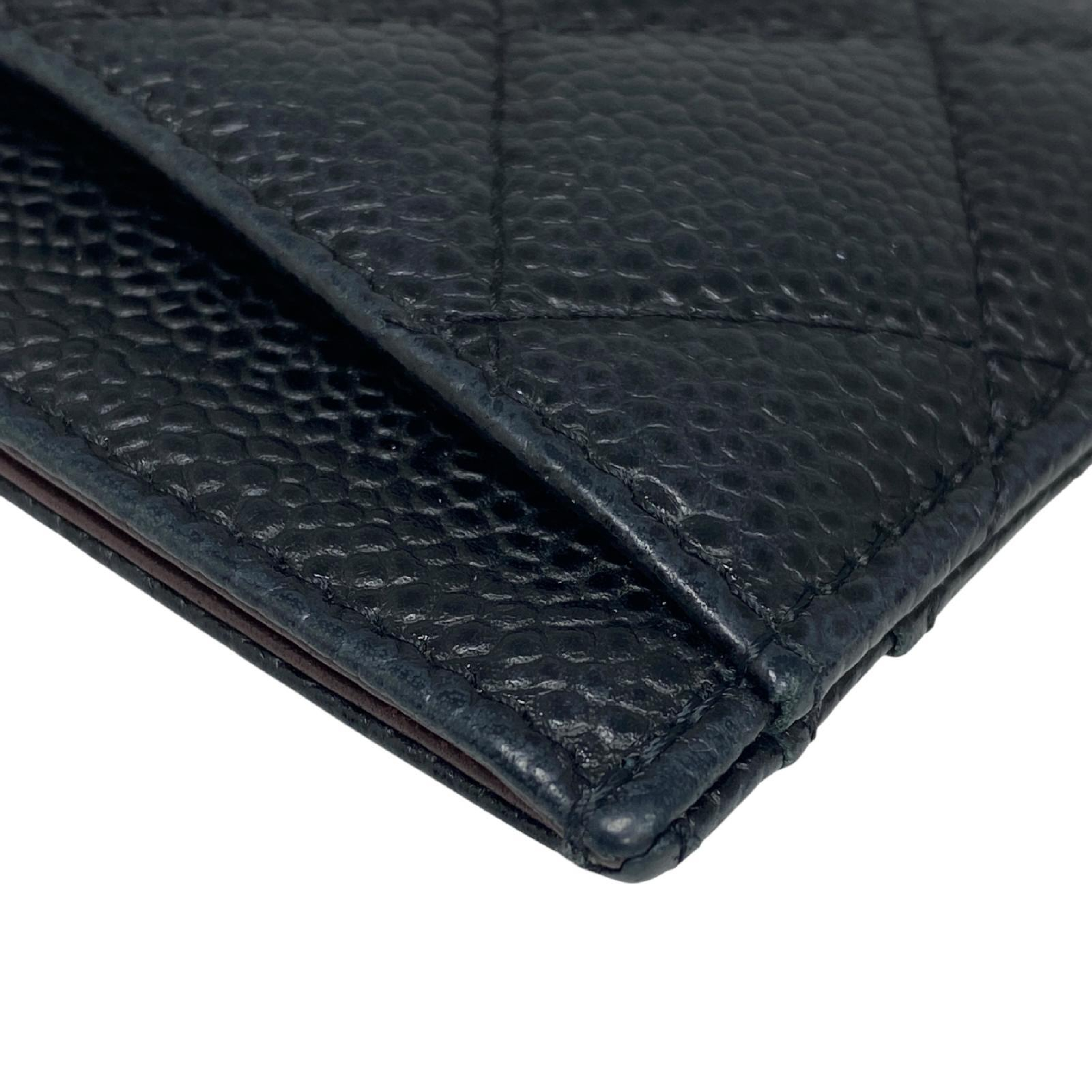 【*Shipped from: Hong Kong*】CHANEL ( ) Black Caviar Skin Classic Card Case No. 31 Card Case — view 7