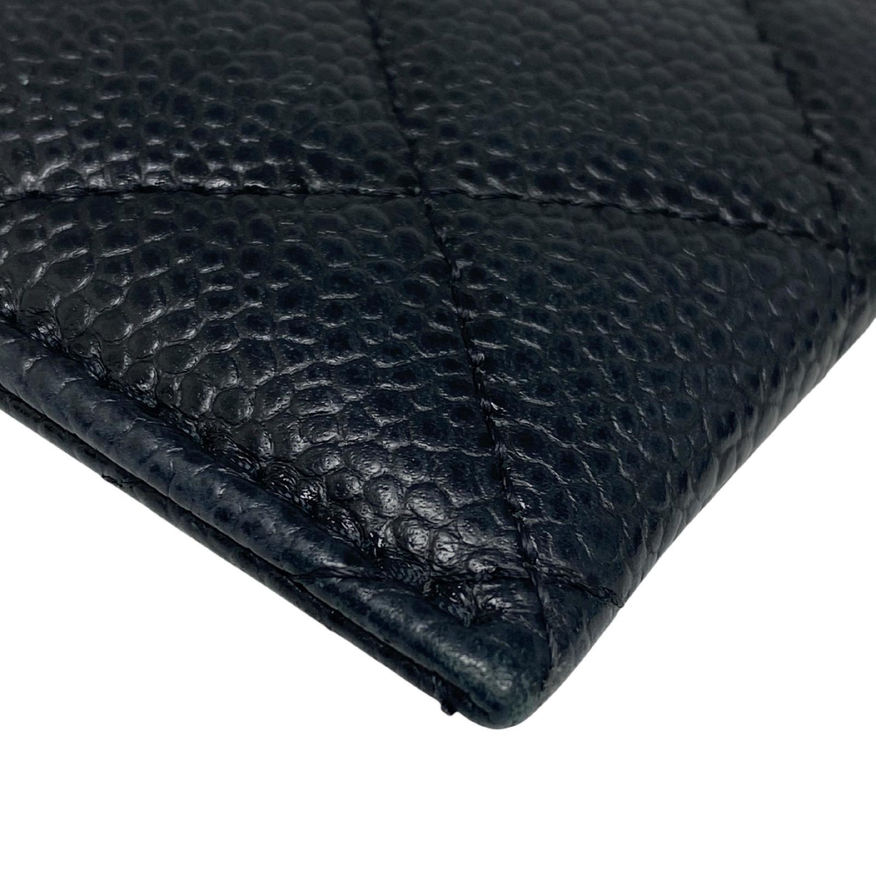 【*Shipped from: Hong Kong*】CHANEL ( ) Black Caviar Skin Classic Card Case No. 31 Card Case — view 8