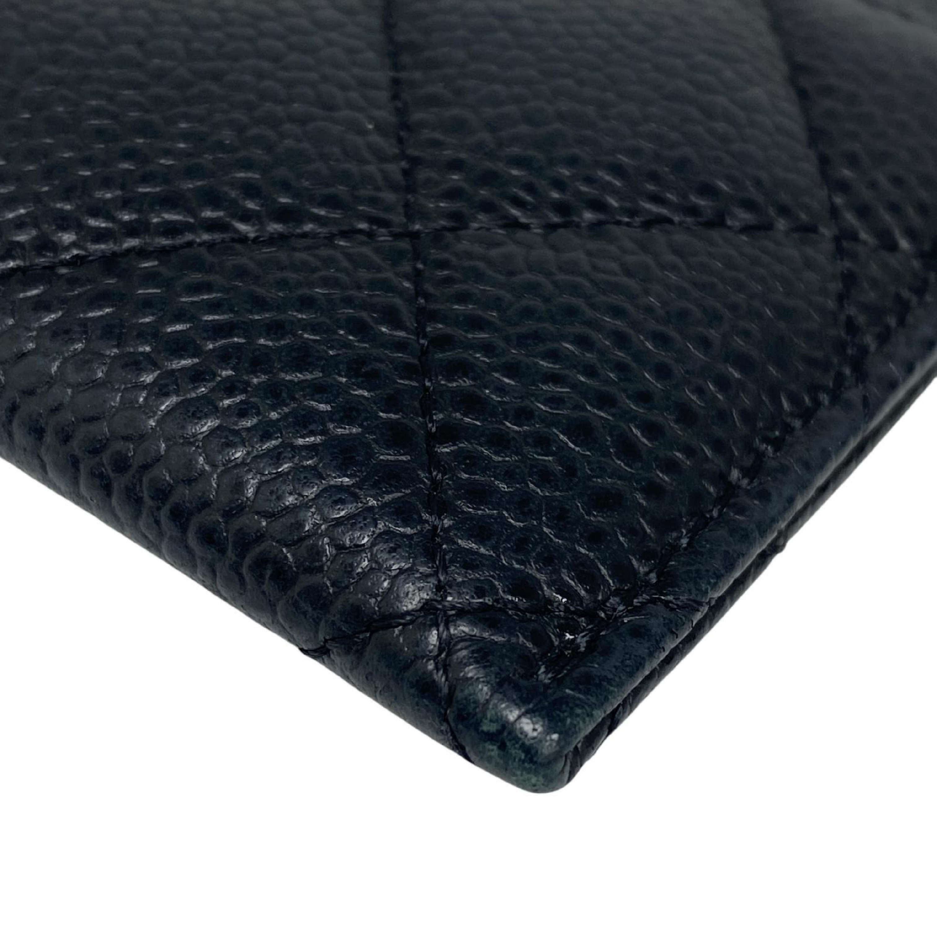 【*Shipped from: Hong Kong*】CHANEL ( ) Black Caviar Skin Classic Card Case No. 31 Card Case — view 9