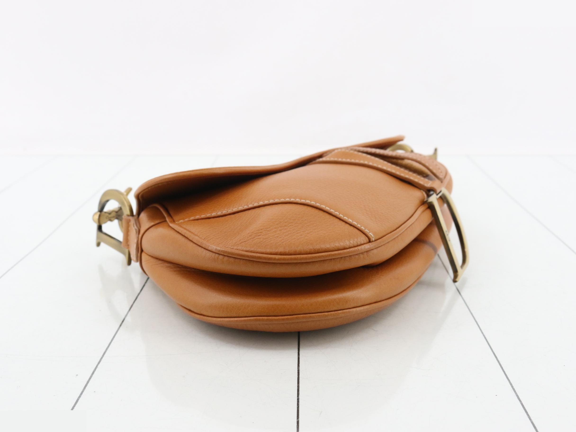Saddlebag, Leather, Brown, Shoulder Bag — view 5