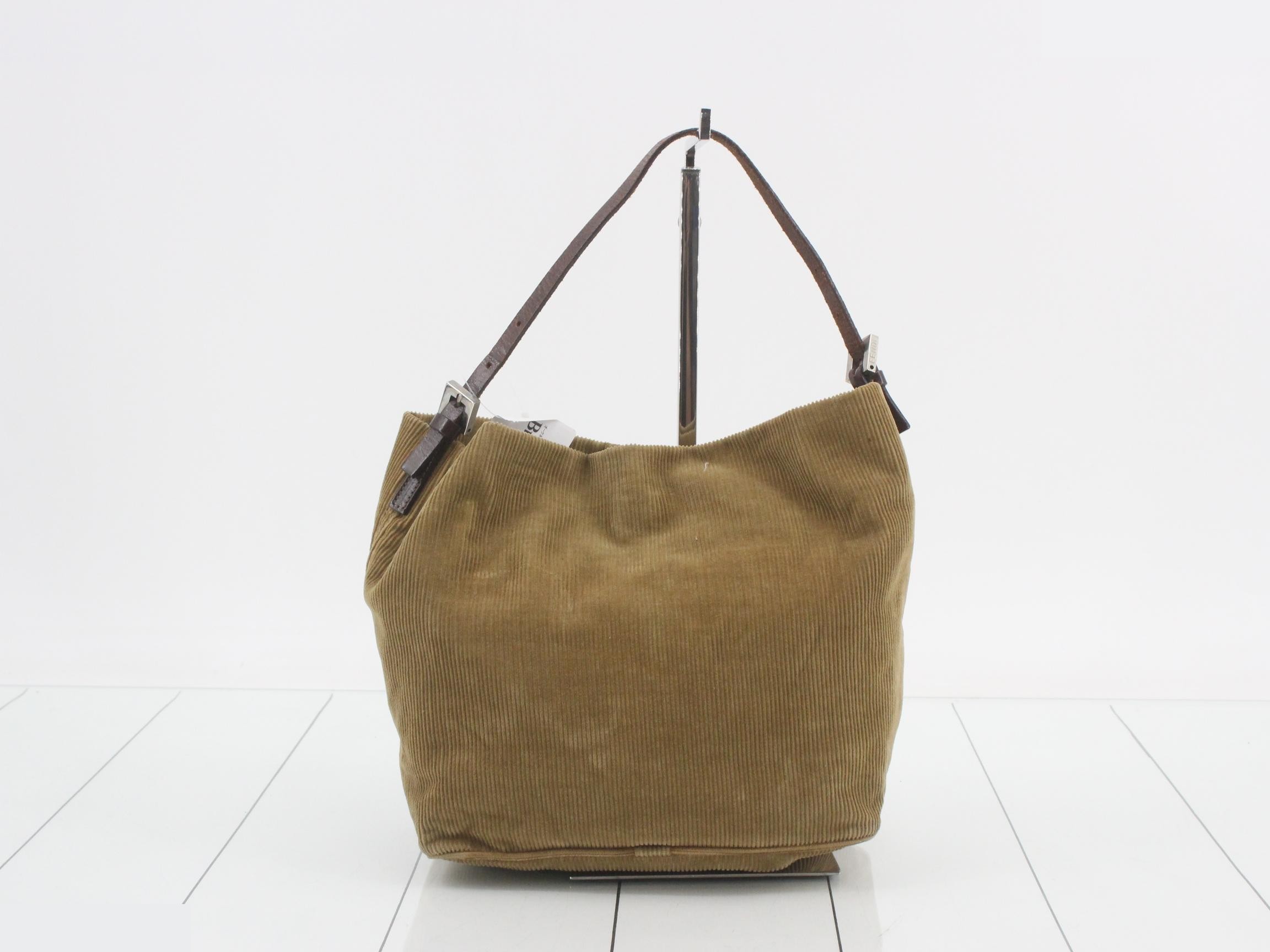 Zucca logo corduroy one-shoulder bag — view 2