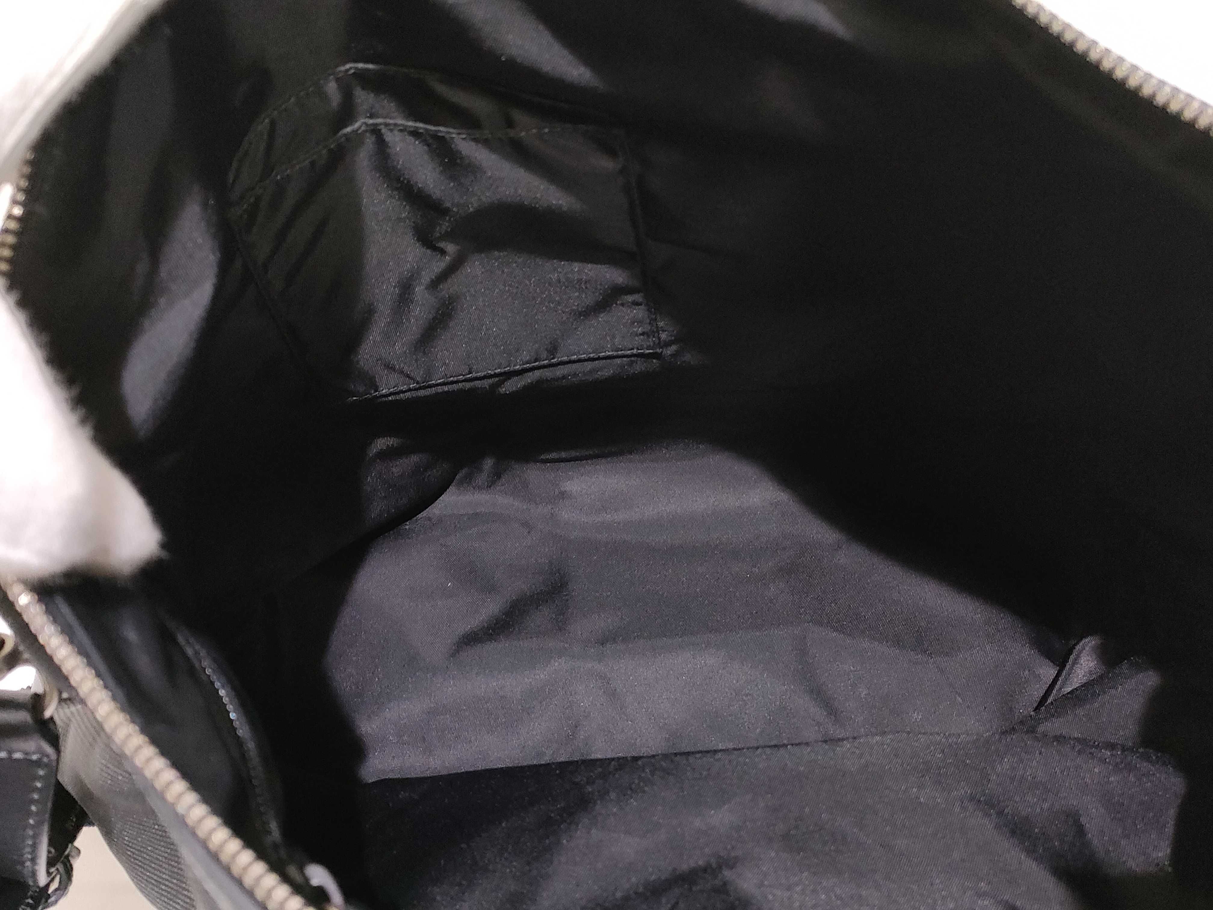 Sherry Line Nylon x Leather 2-Way Tote Bag, Black, 619751 (Outlet Tote Bag) — view 9