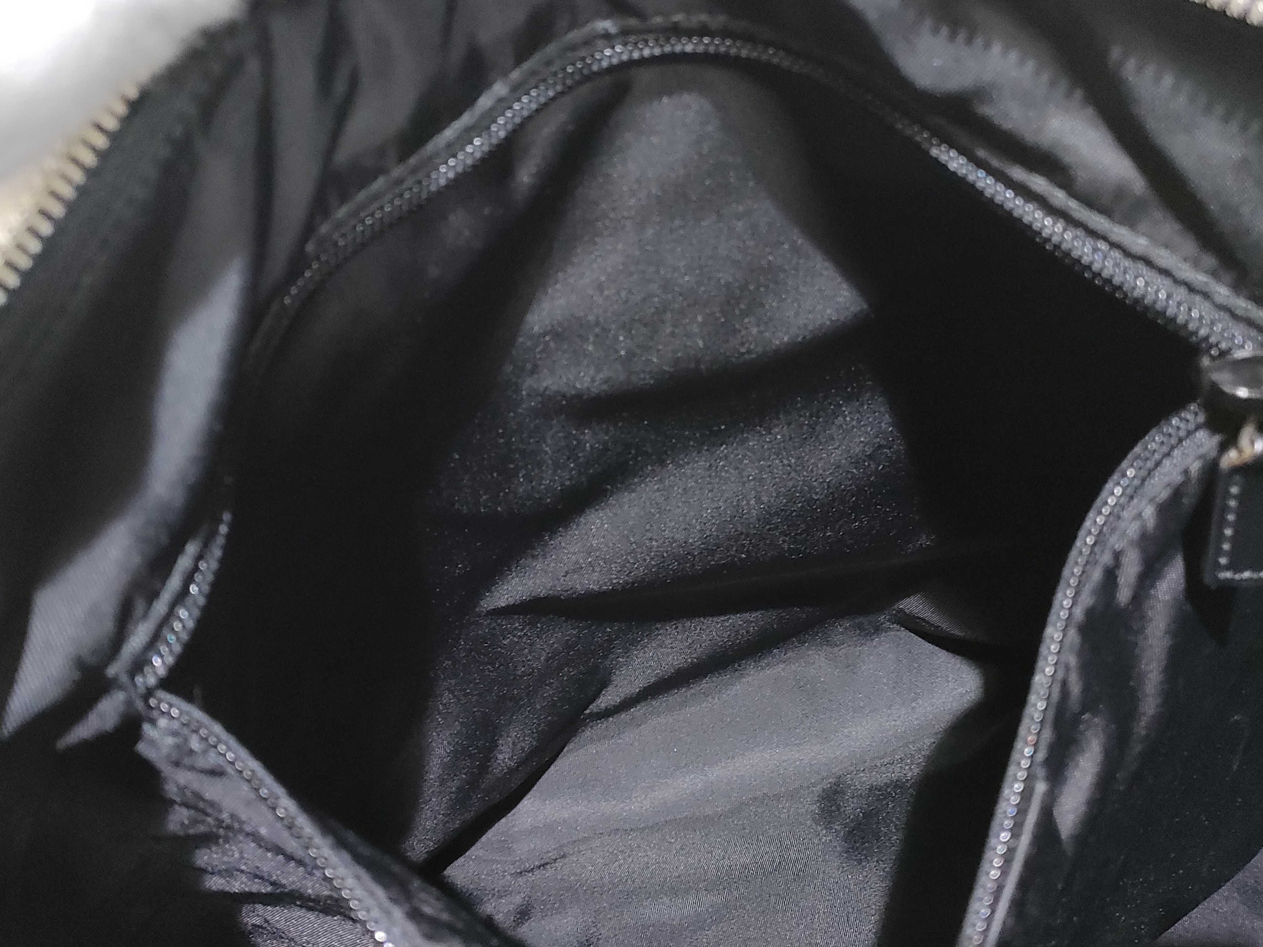 Sherry Line Nylon x Leather 2-Way Tote Bag, Black, 619751 (Outlet Tote Bag) — view 10