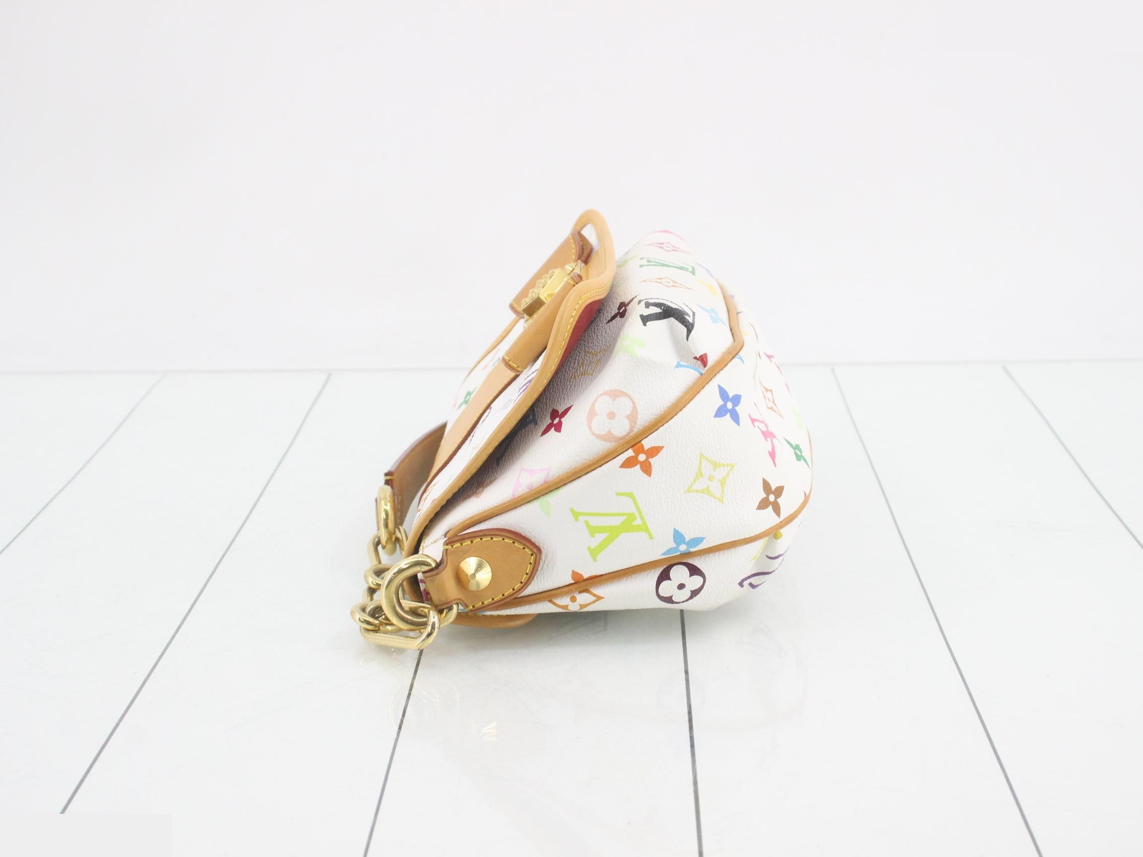 2011 Monogram Multicolor Blanc Patty — view 4