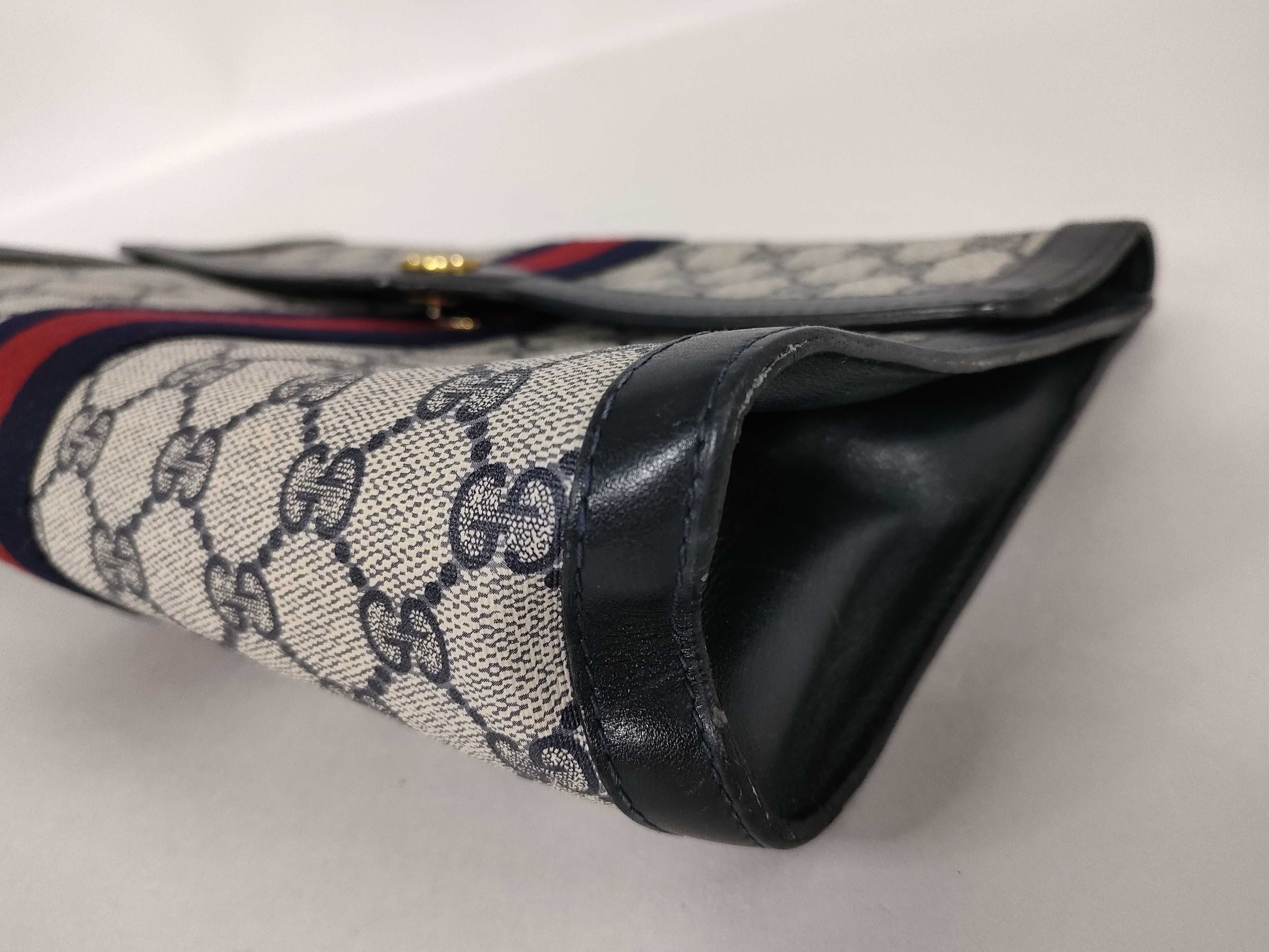 GG Supreme Gucci Supreme Canvas Clutch Bag — view 3