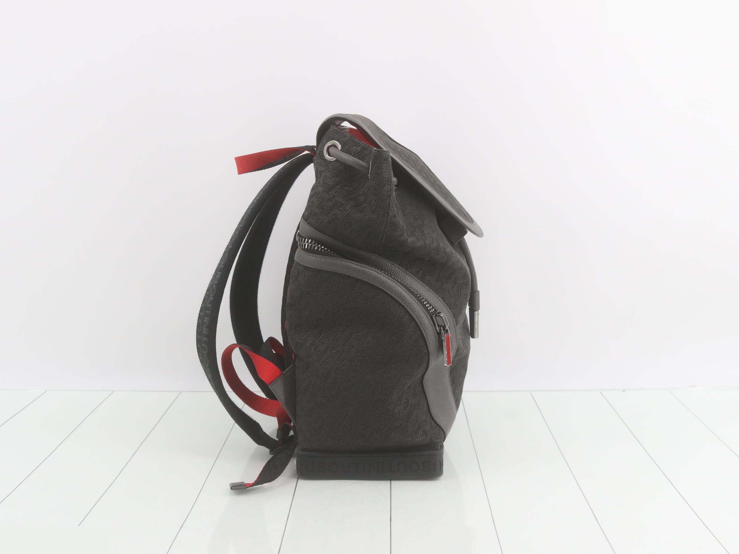 EXPLORAFUNK S Black Leather Backpack — view 4