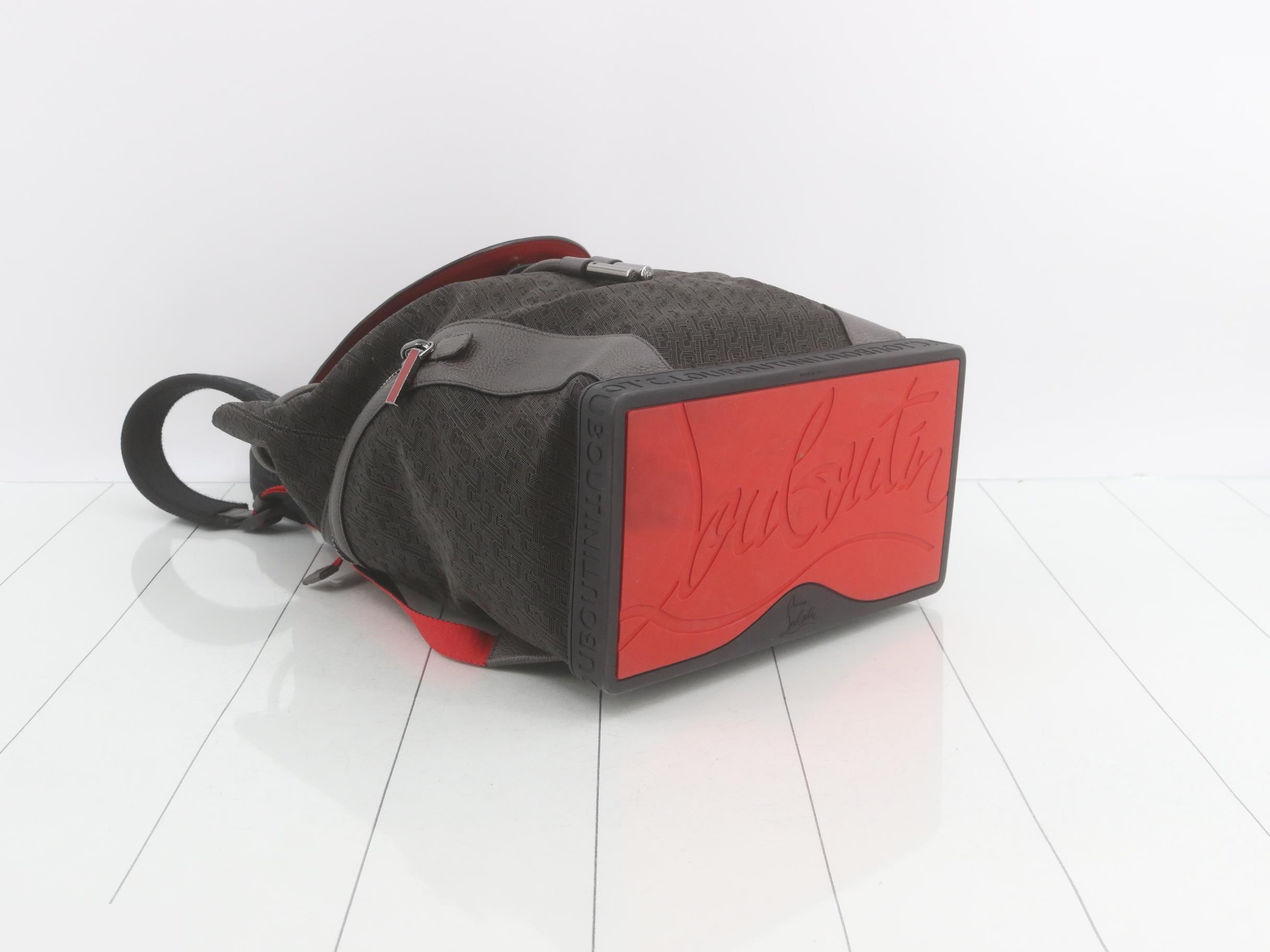 EXPLORAFUNK S Black Leather Backpack — view 5