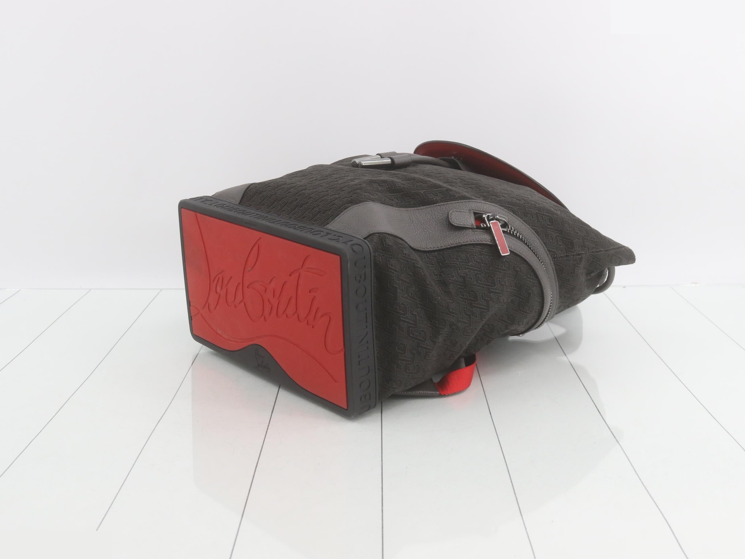 EXPLORAFUNK S Black Leather Backpack — view 6