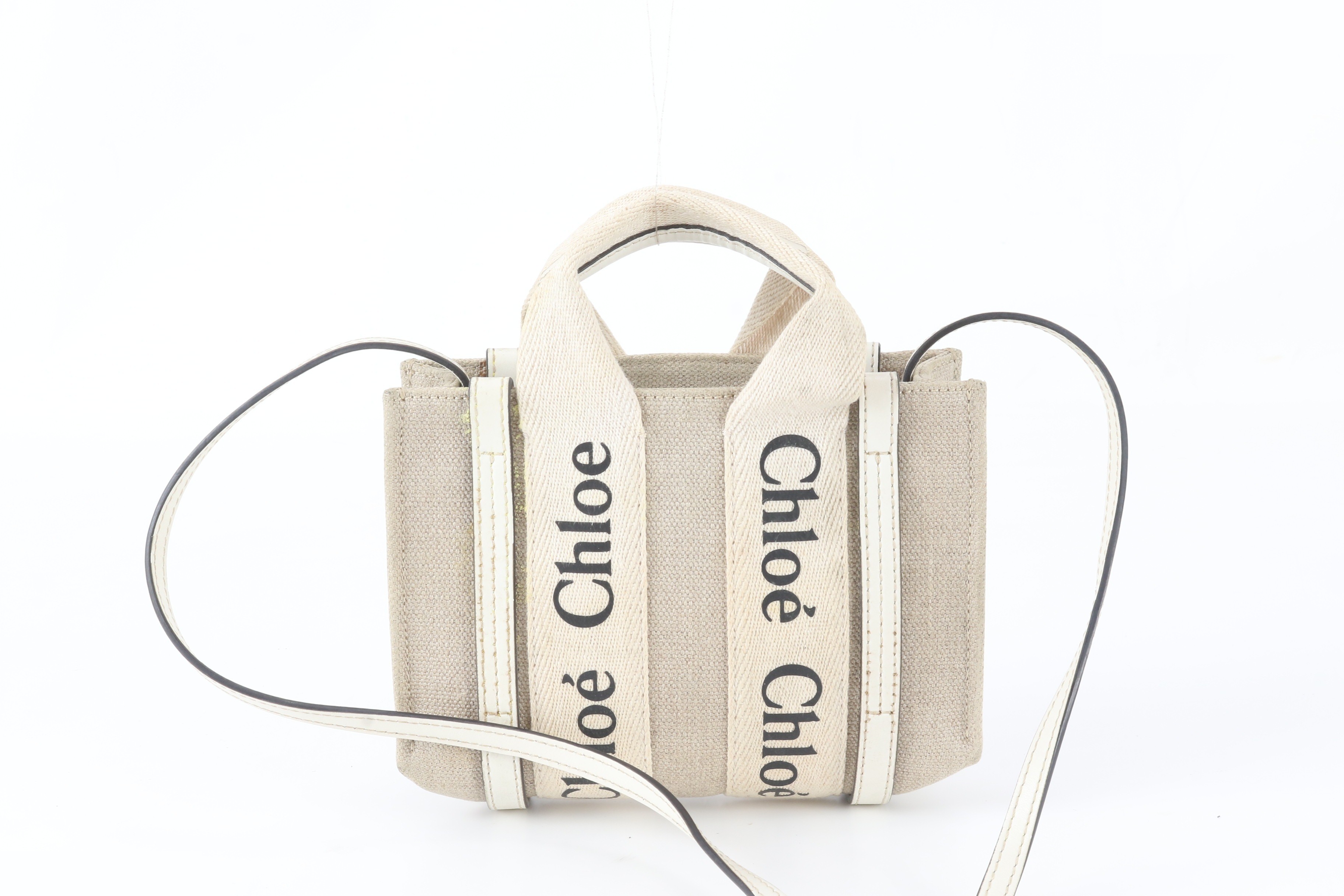 Woody Crossbody Leather Canvas 2WAY — view 3