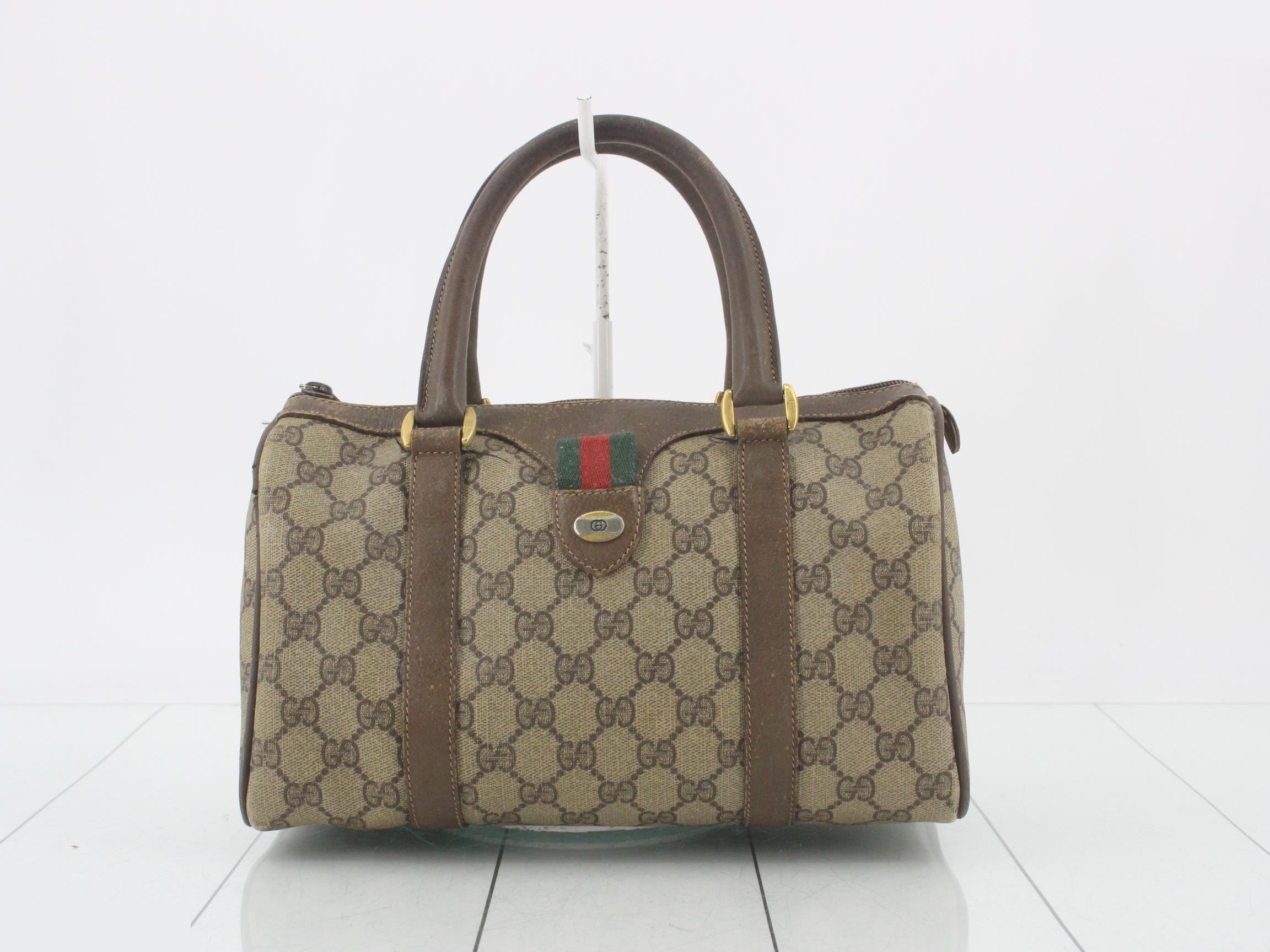 Vintage PVC Boston bag